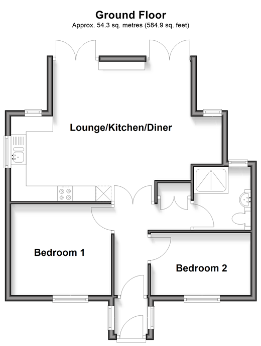 Green Lane Langley, Maidstone floorplan