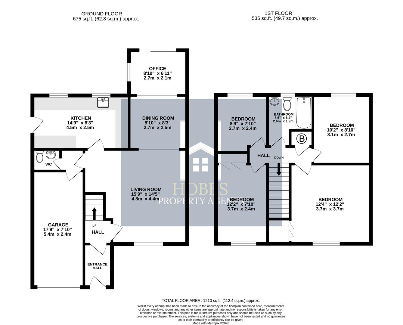 17, Brookfield Close, Bristol floorplan
