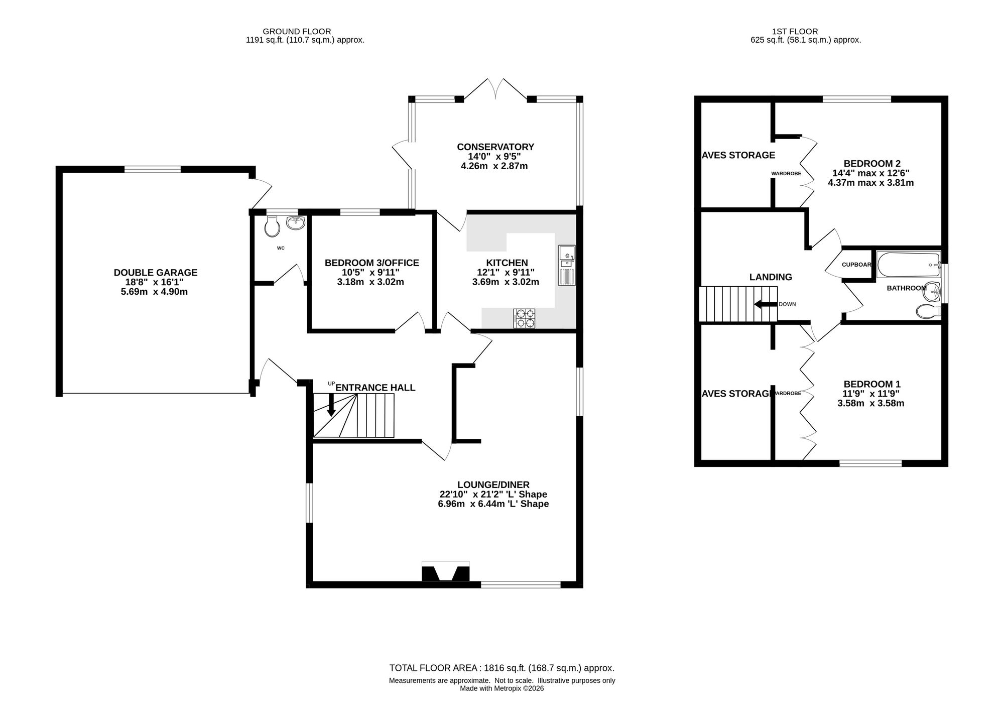 8 Willow Lane, Goostrey floorplan