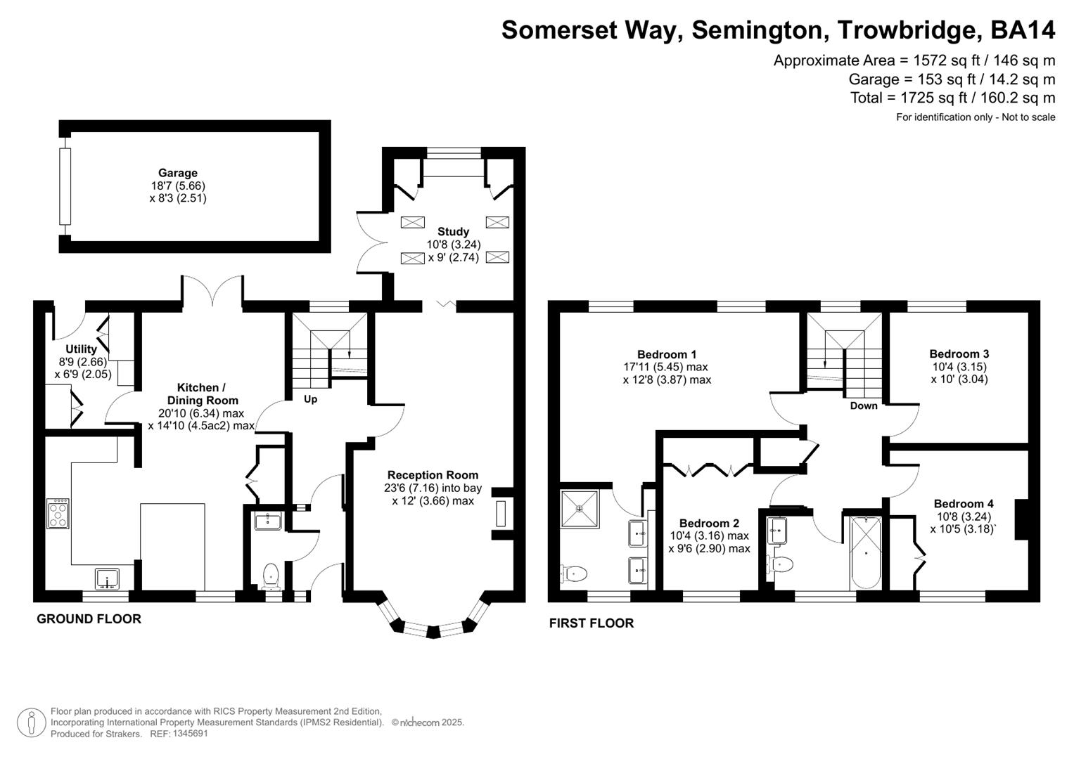 6, Somerset Way, Trowbridge floorplan