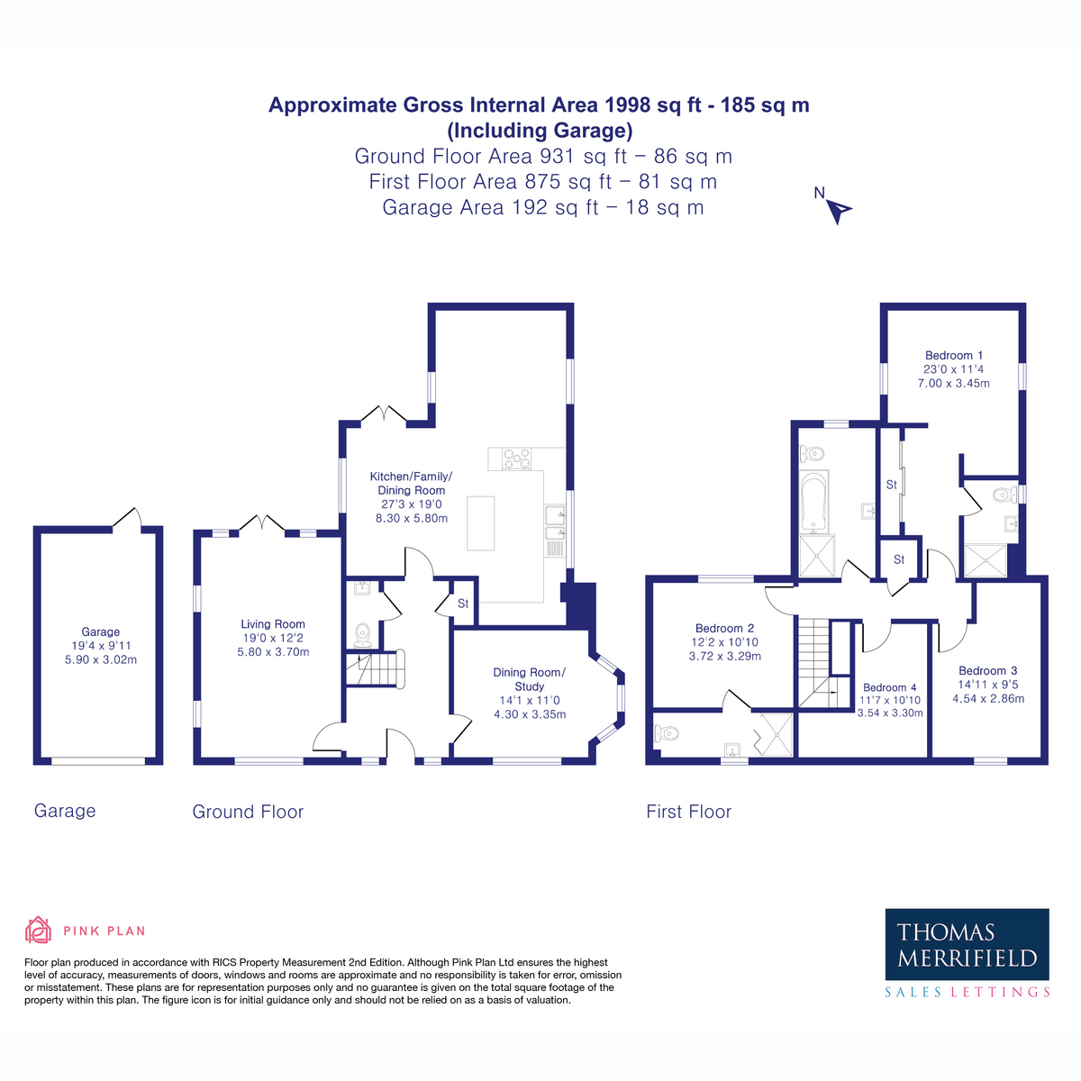21, Storksbill Lane, Southmoor floorplan