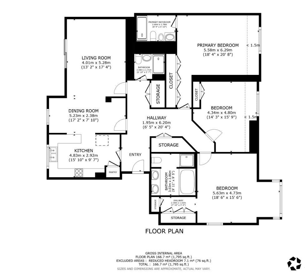 Kensington High Street, London floorplan