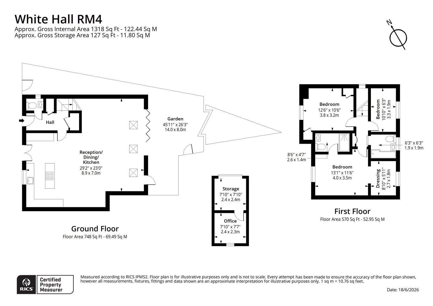 1 Whitehall, Market Place, Romford floorplan