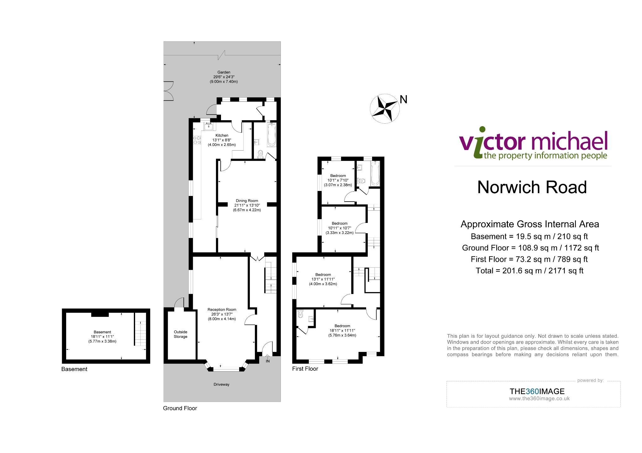 13, Norwich Road, London floorplan