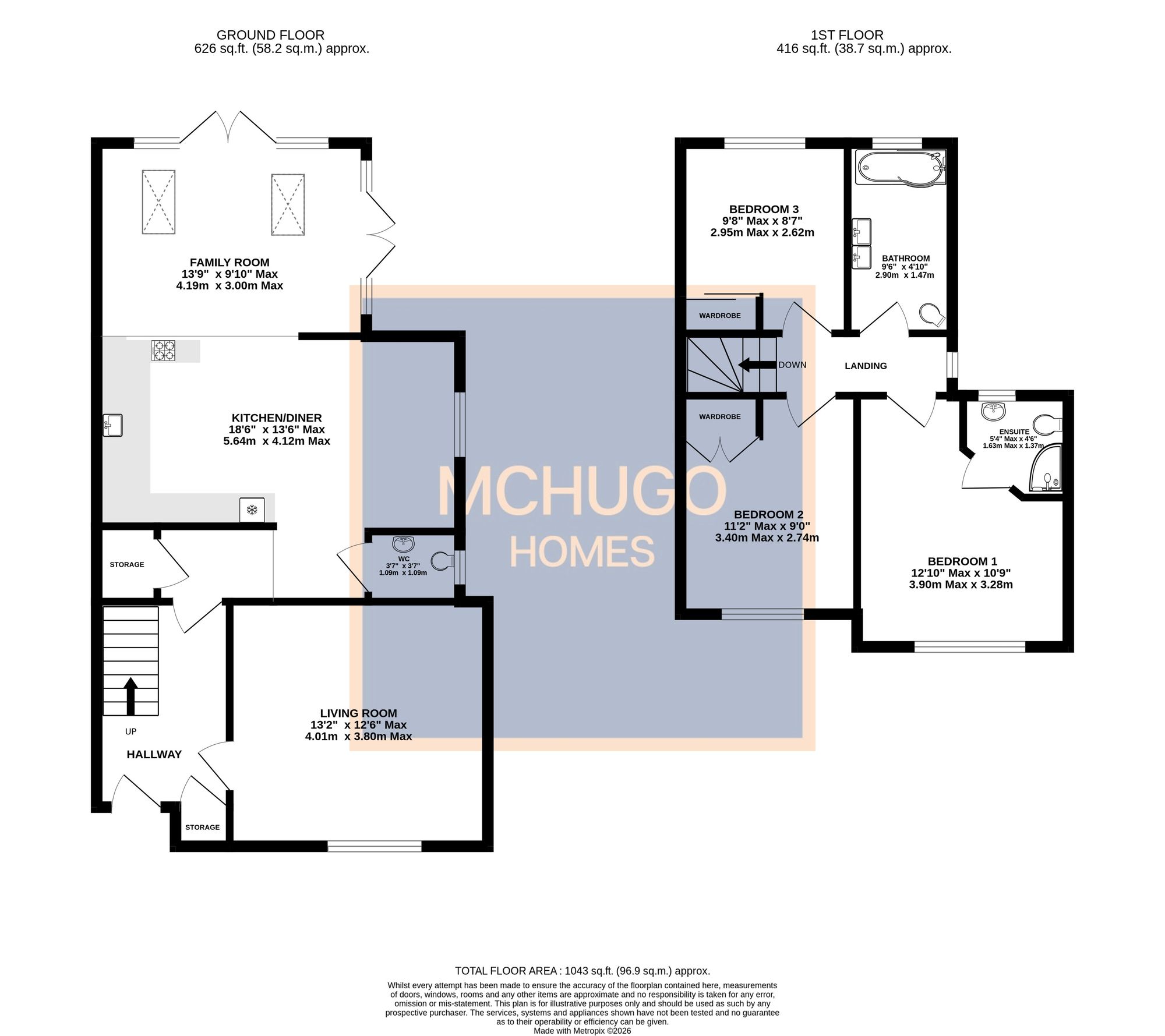 7 Margaret Grove, Birmingham floorplan