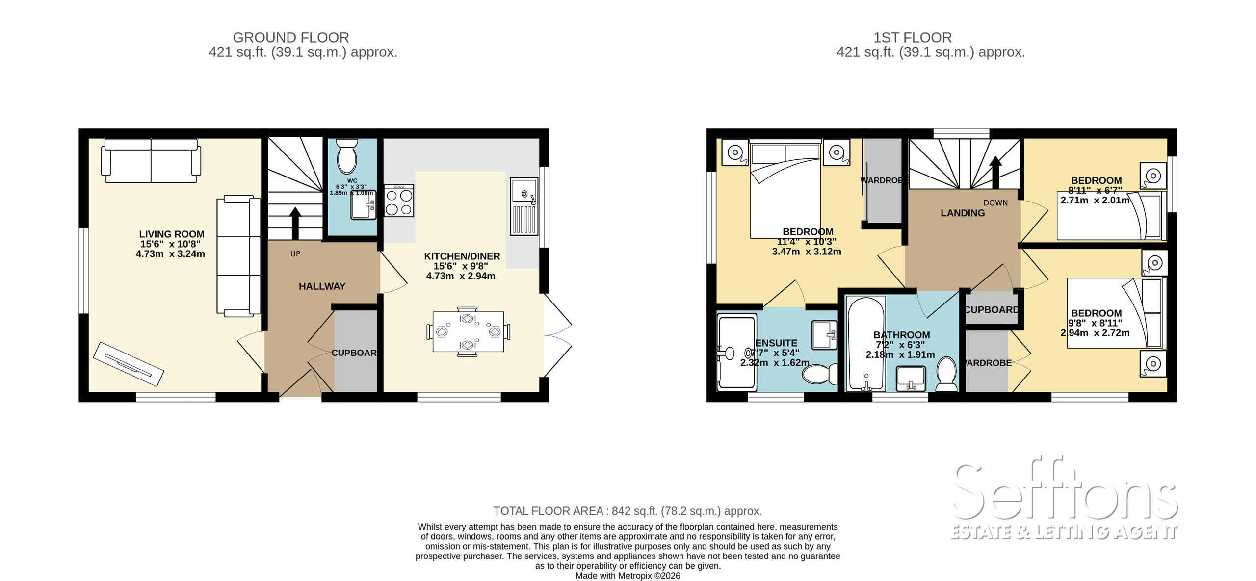 13 Gallard Way, Norwich floorplan