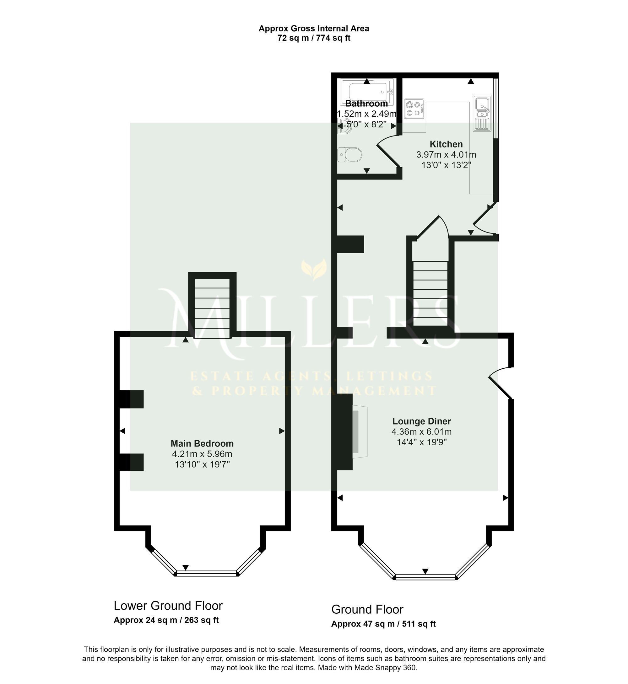 Flat 2, 4 Norwich Road, Cromer floorplan