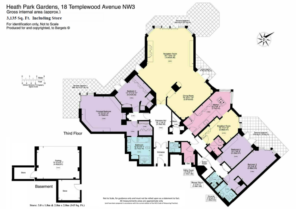 Flat K, Heath Park Gardens, London floorplan
