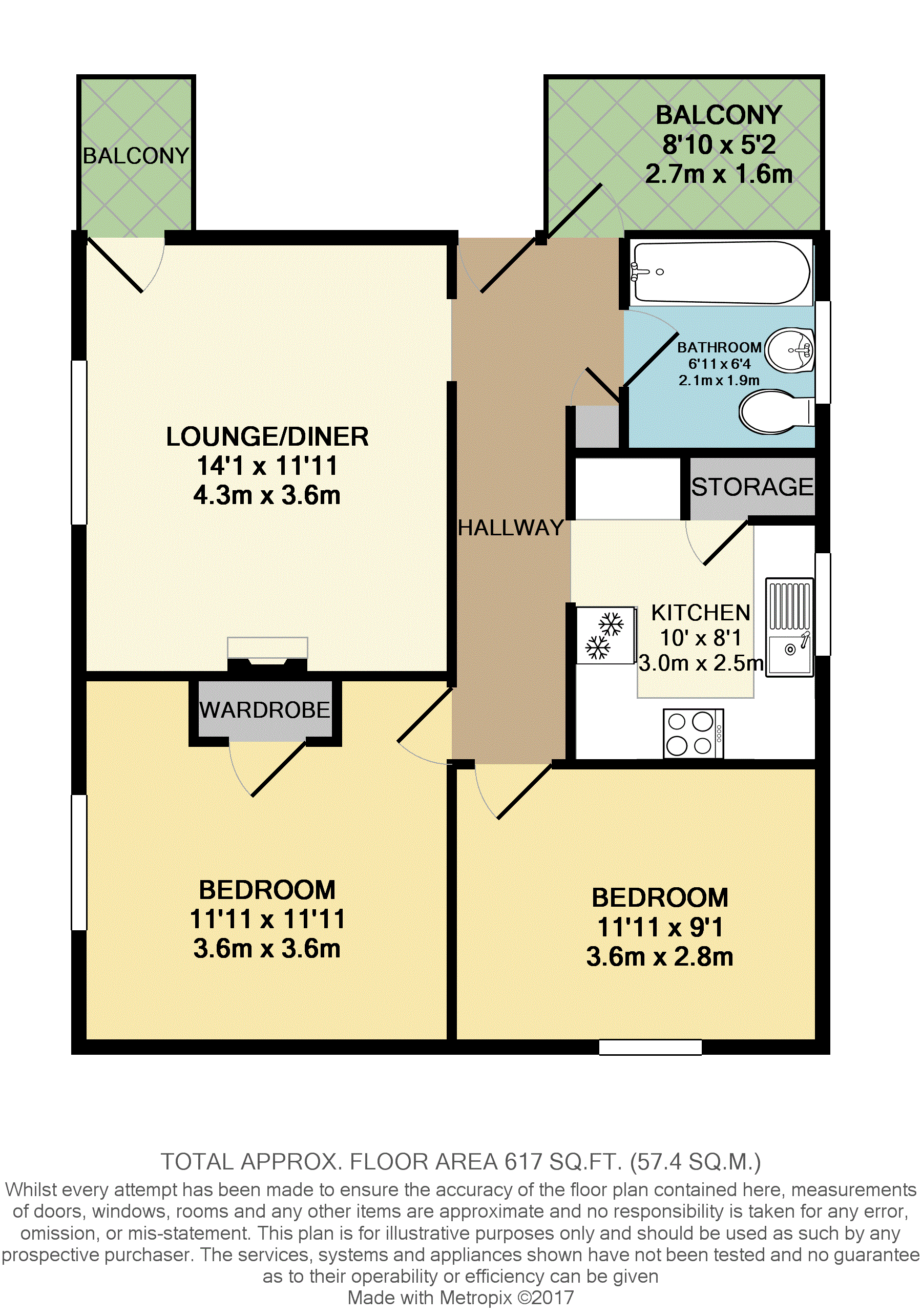 Lingfield Approach, Leeds, West Yorkshire LS17, 2 bedroom 