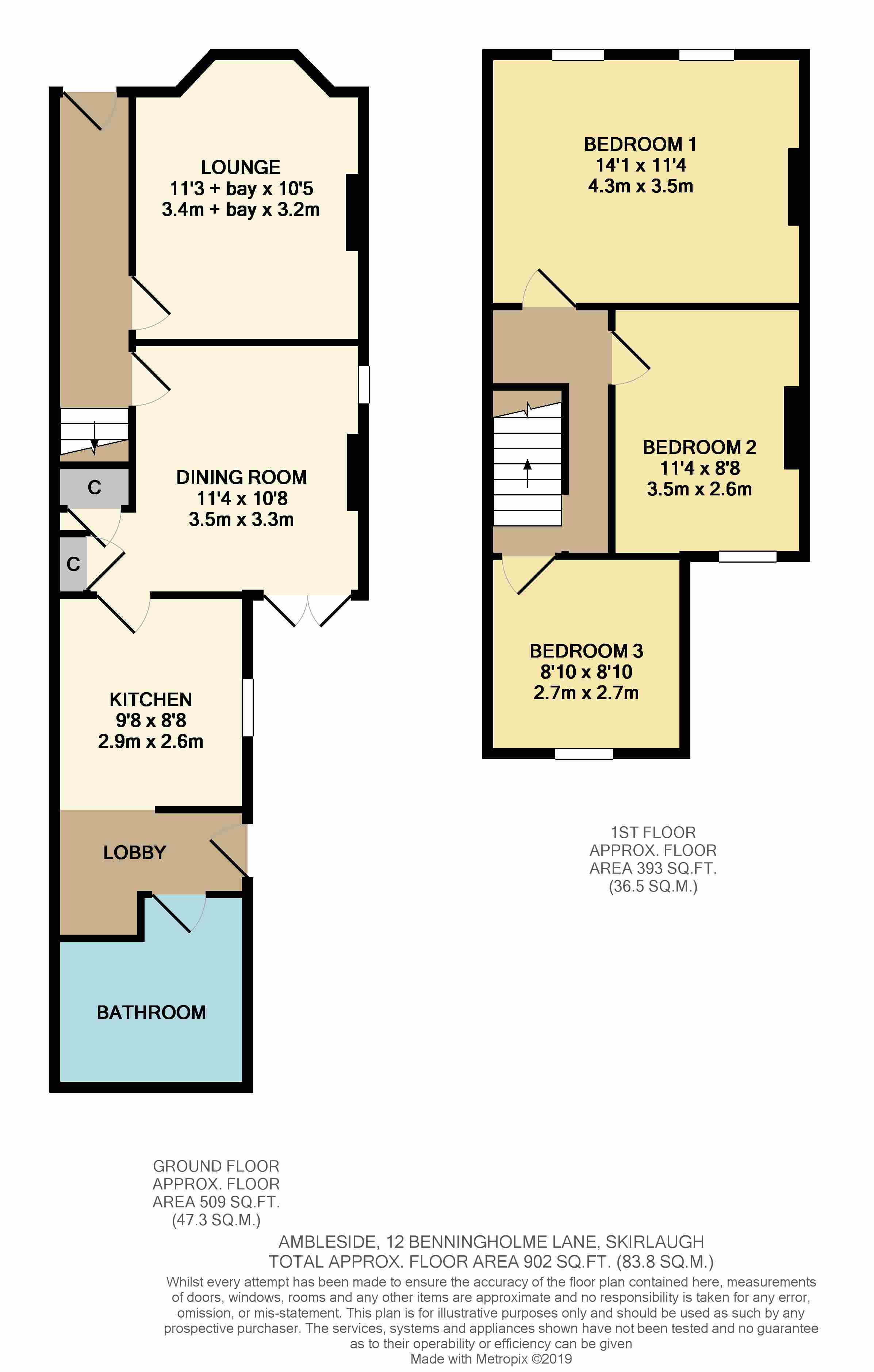 3 bed semidetached house for sale in Benningholme Lane, Skirlaugh