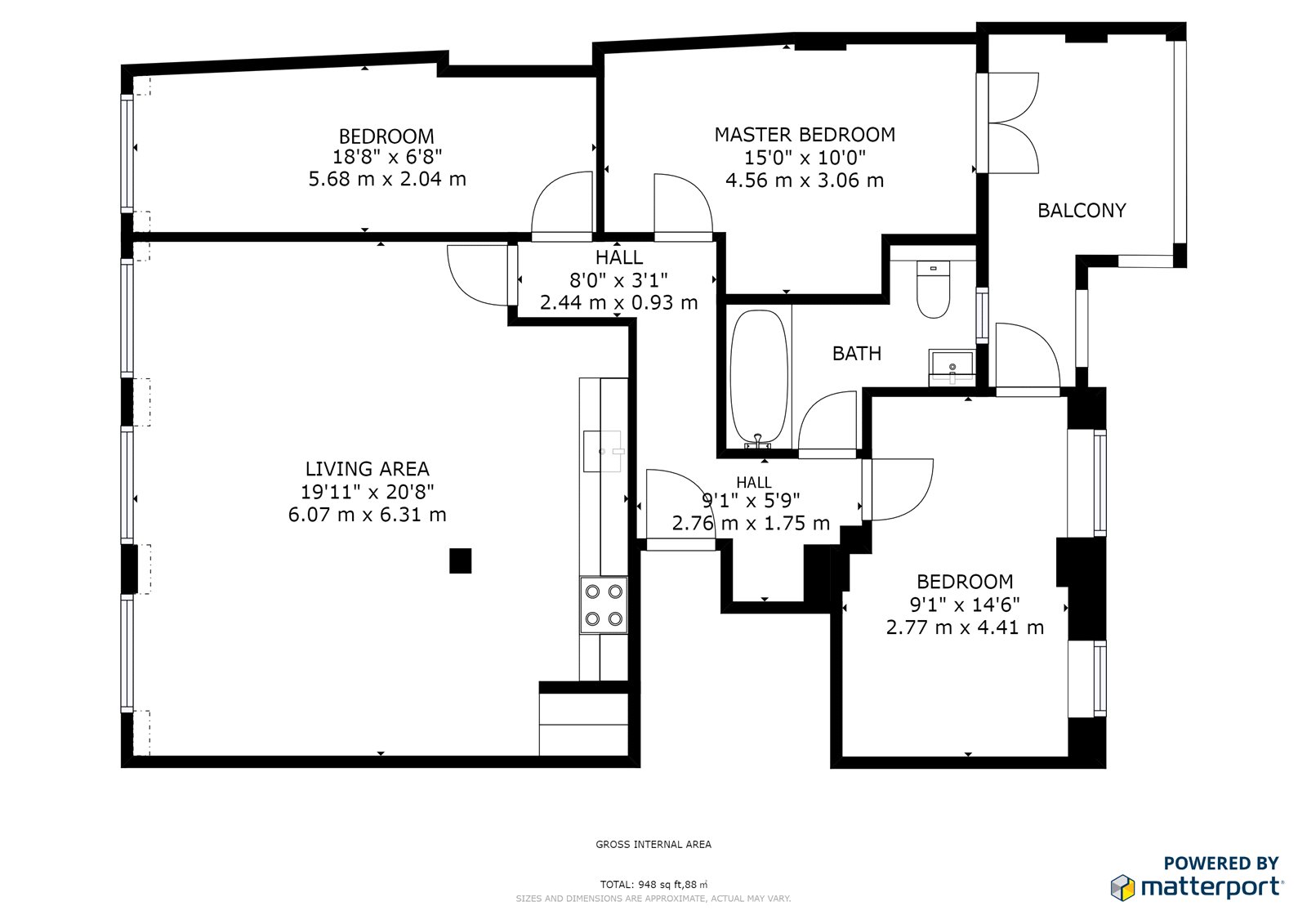 3 Bedrooms Flat to rent in Dalston Lane, London E8