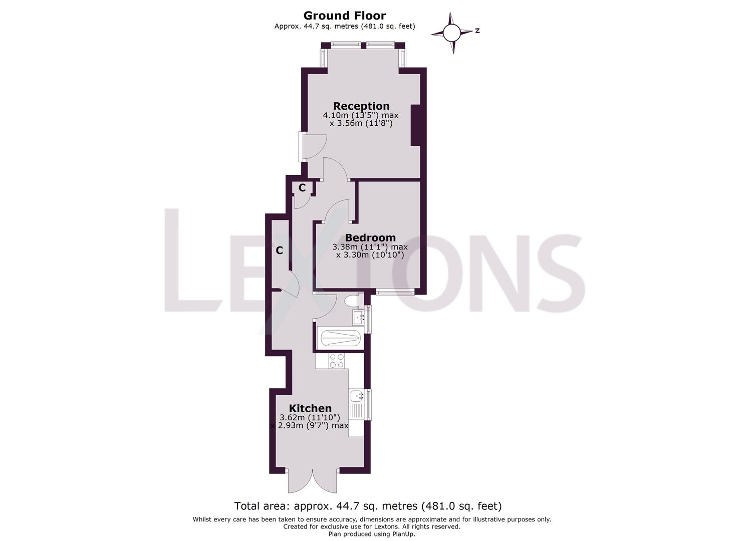 3a, Ruskin Road, Hove floorplan