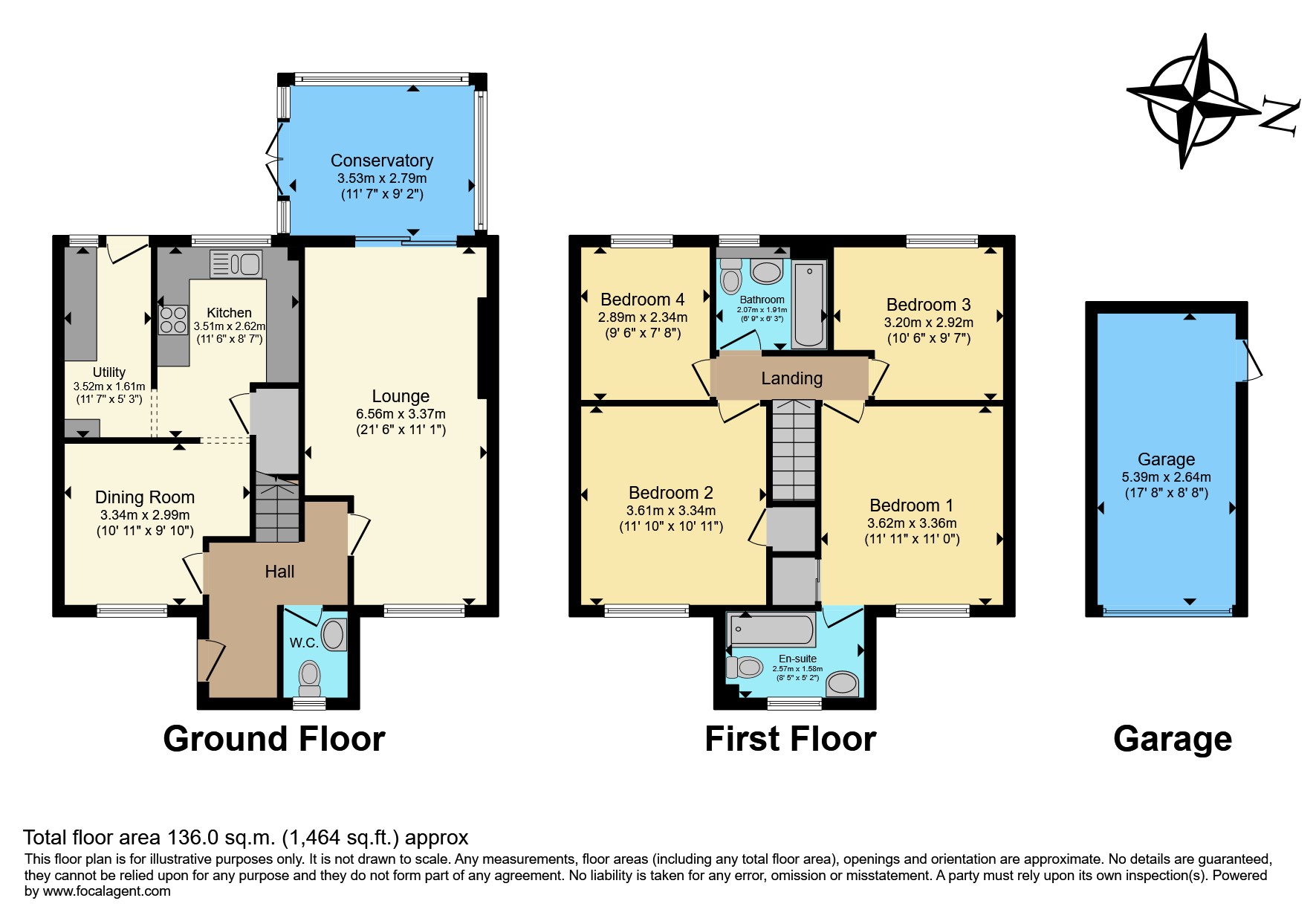 21, Hunters Oak, Thetford floorplan