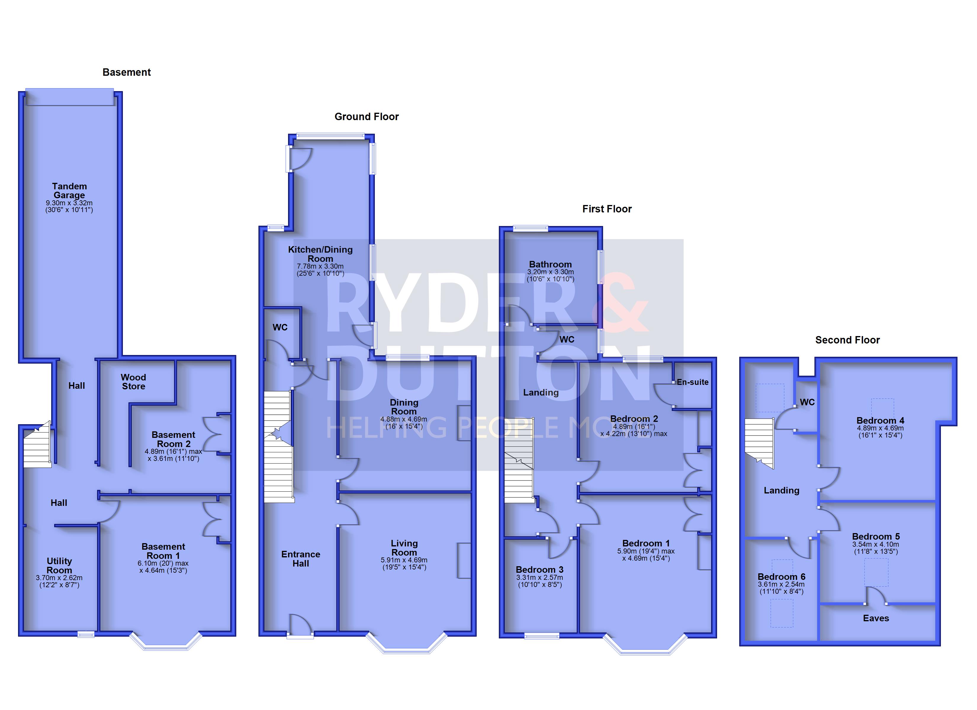 46, Heath Crescent, Halifax floorplan