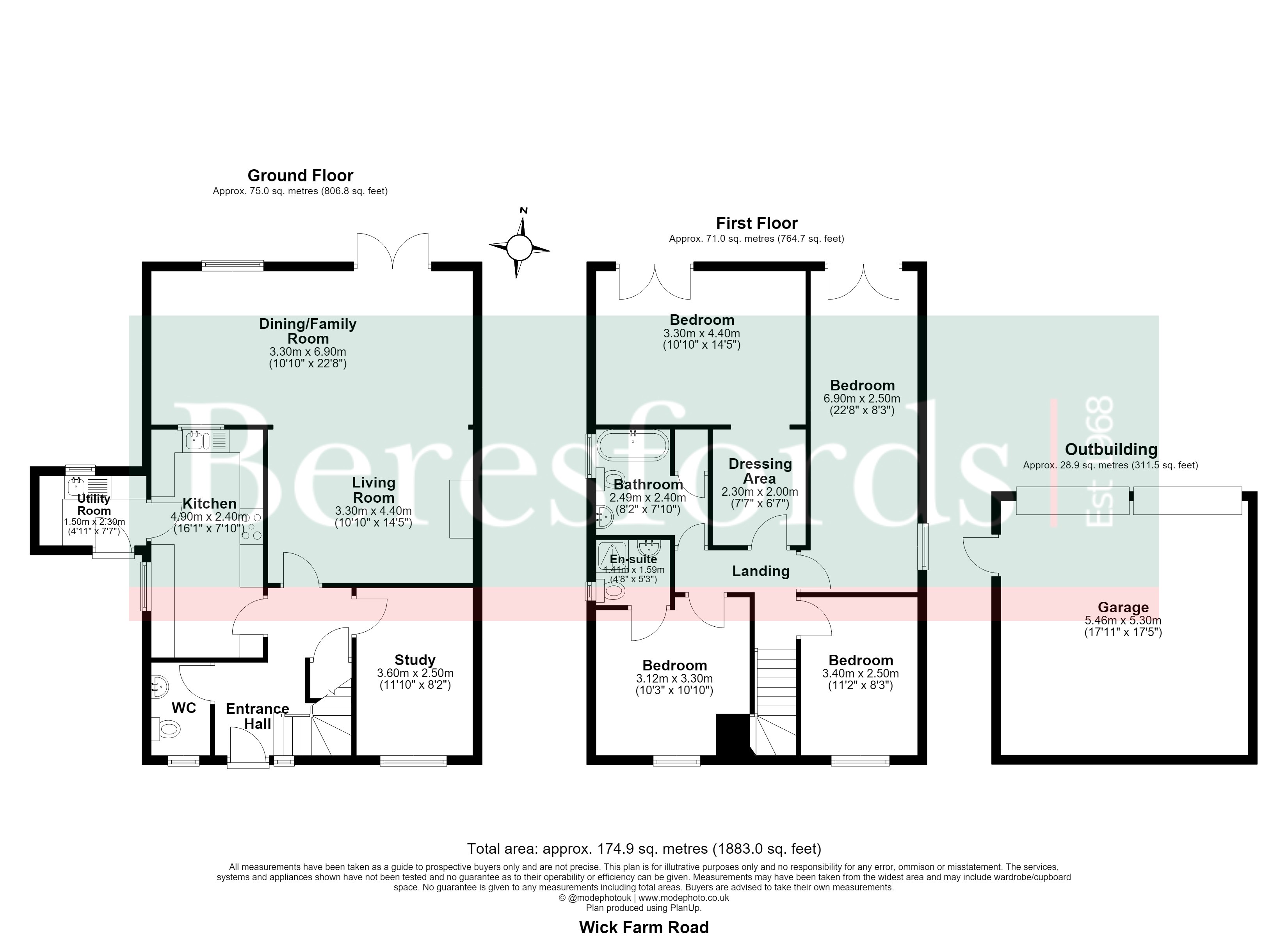 7, Wick Farm Road, Southminster floorplan