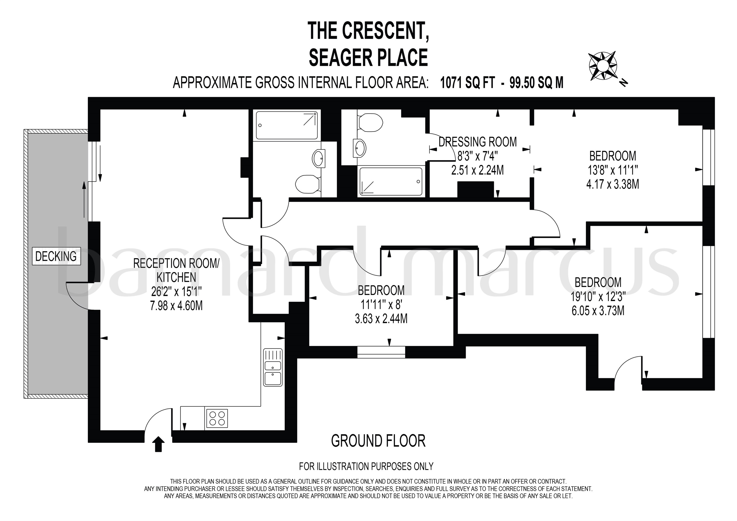 Unit E, The Crescent, 2, Seager Place, London floorplan