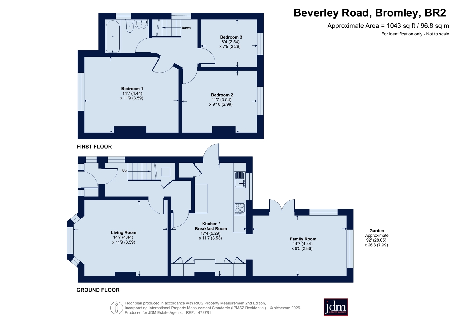 53, Beverley Road, Bromley floorplan