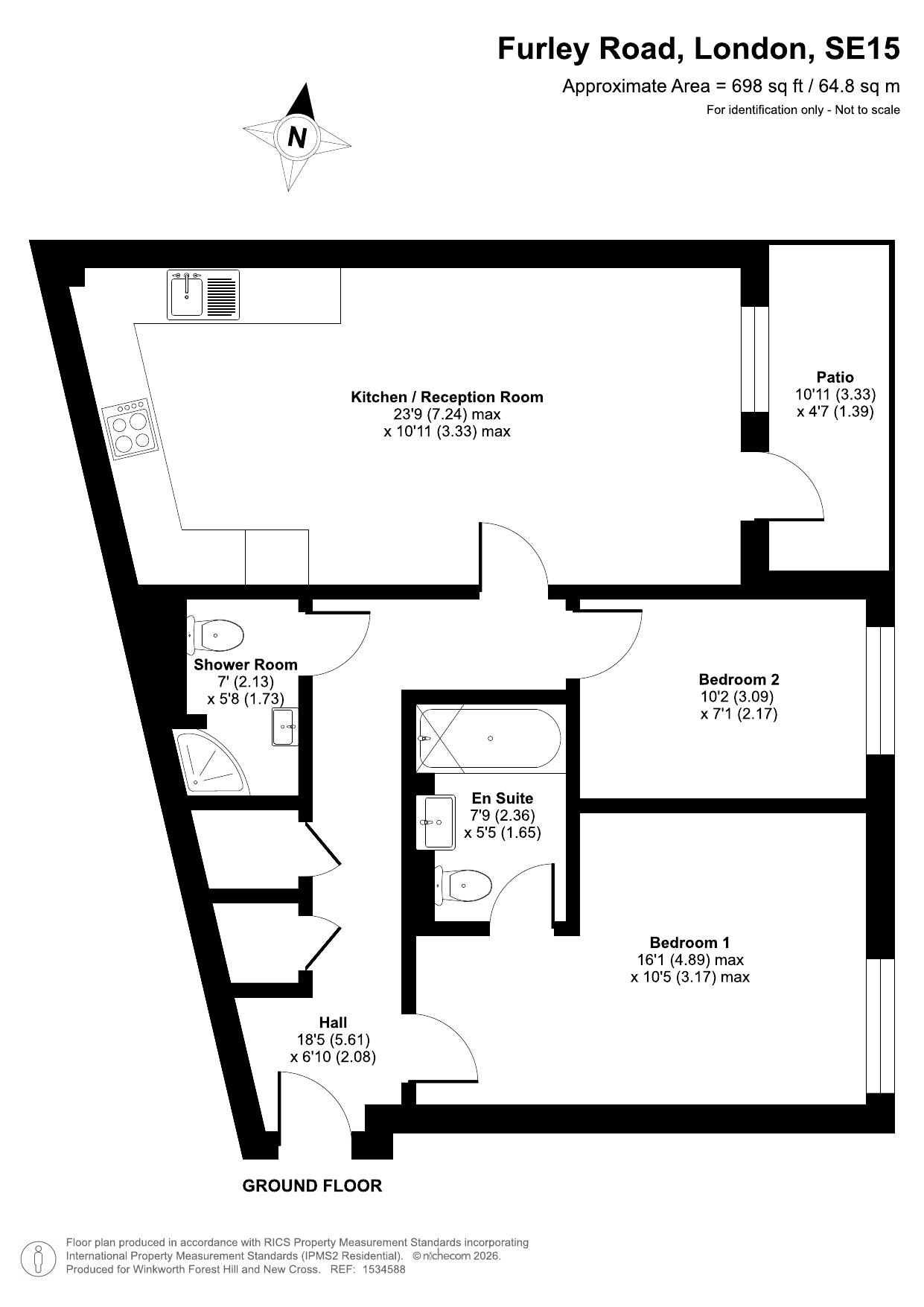 Furley Road, London floorplan