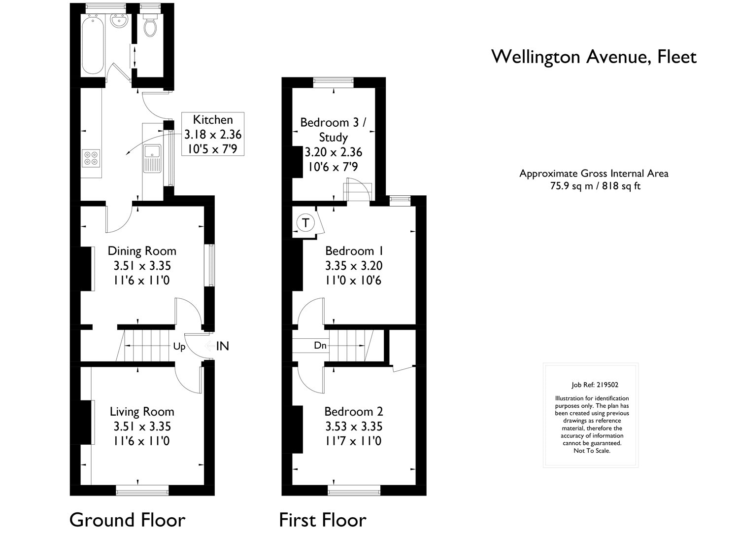 3 Bedrooms Semi-detached house for sale in Wellington Avenue, Fleet, Hampshire GU51