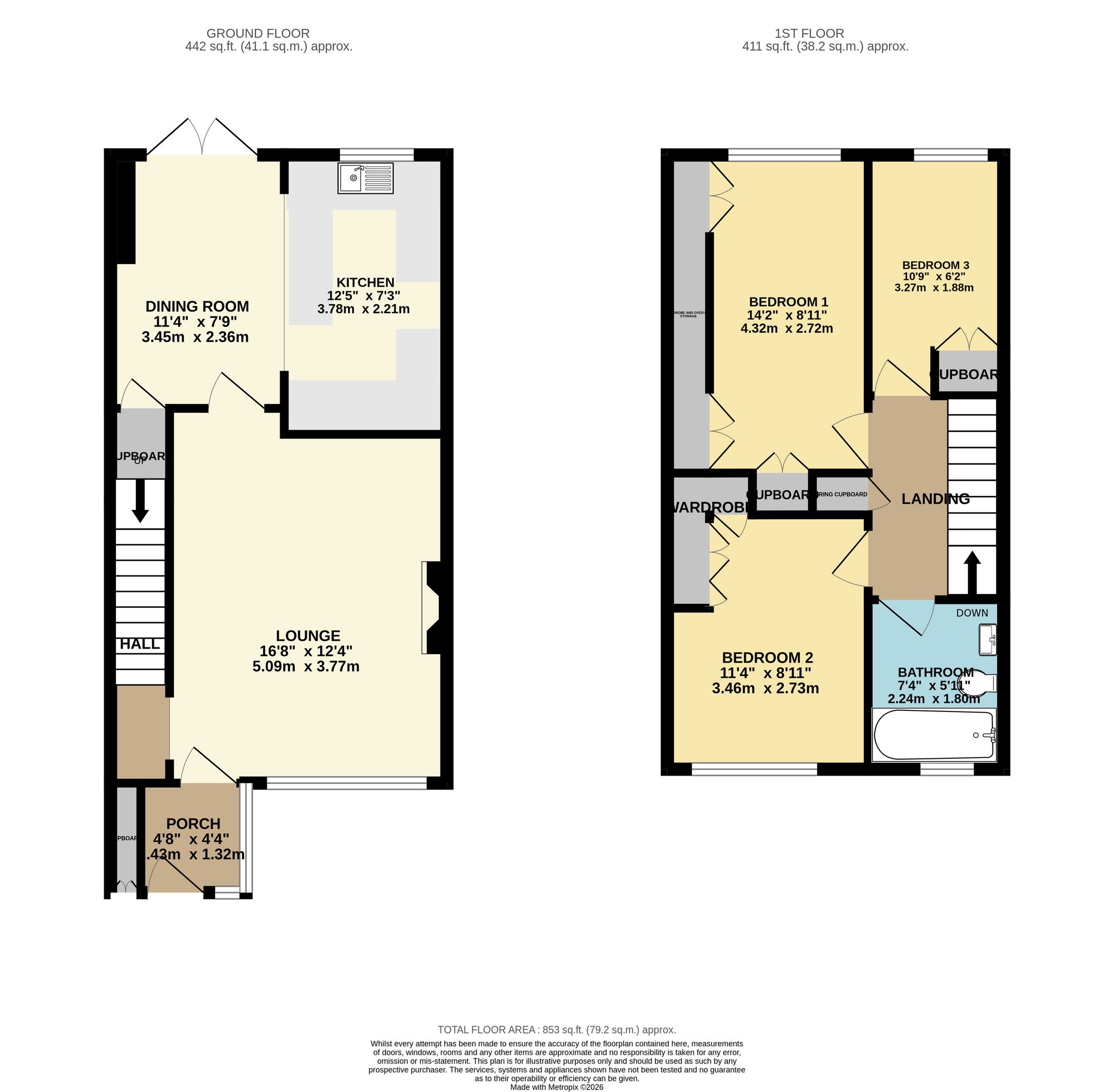 51 Dee Road, Reading floorplan