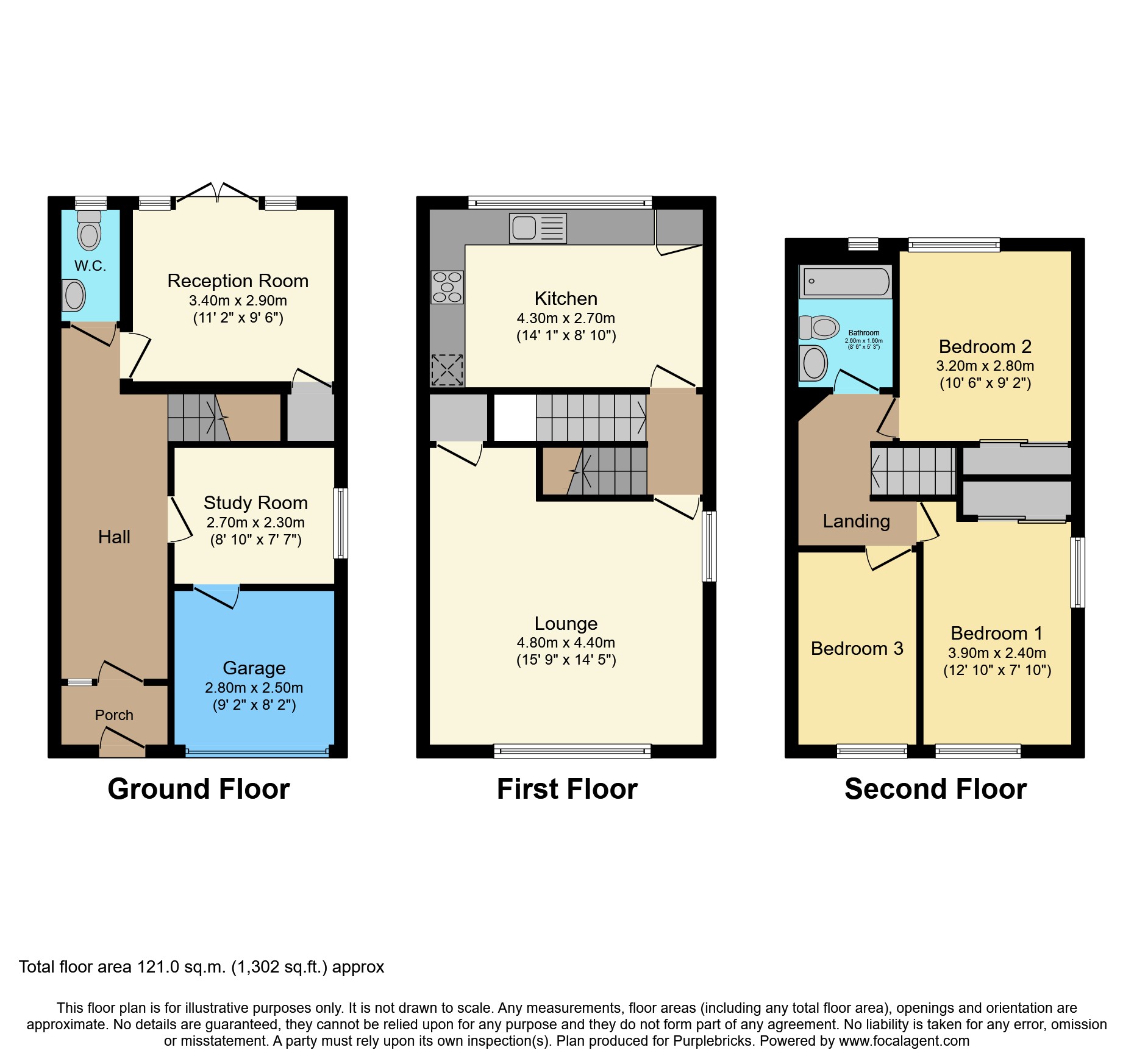 Buckland Place, Maidstone ME16, 3 bedroom end terrace house for sale