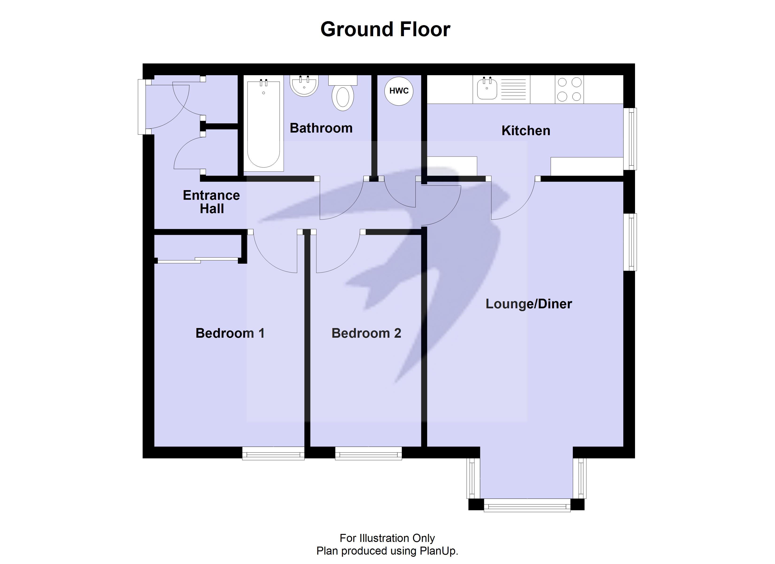 4 Fountain Court,, Bowes Close, Sidcup floorplan