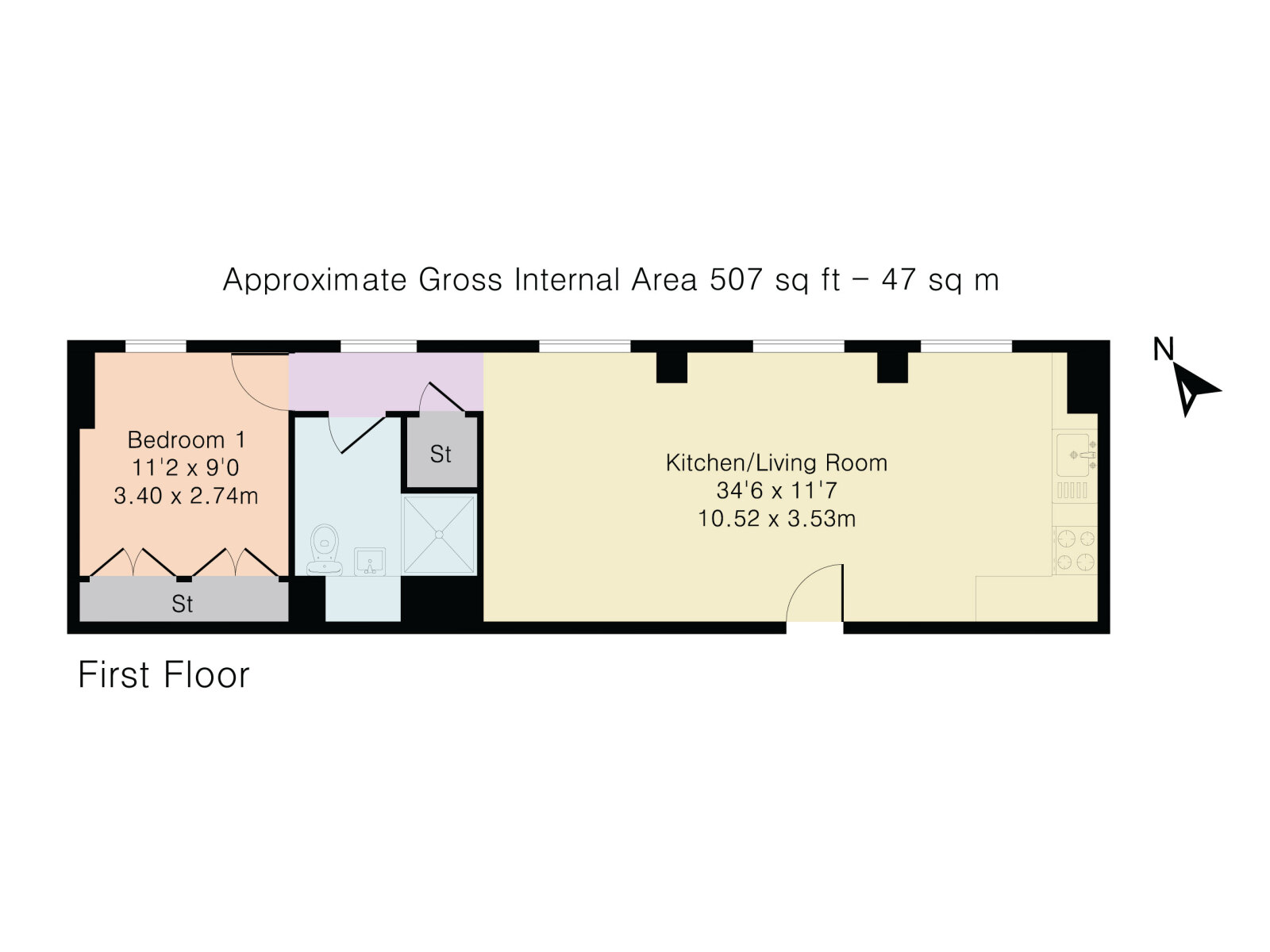 8,, Ashlar Court, London floorplan