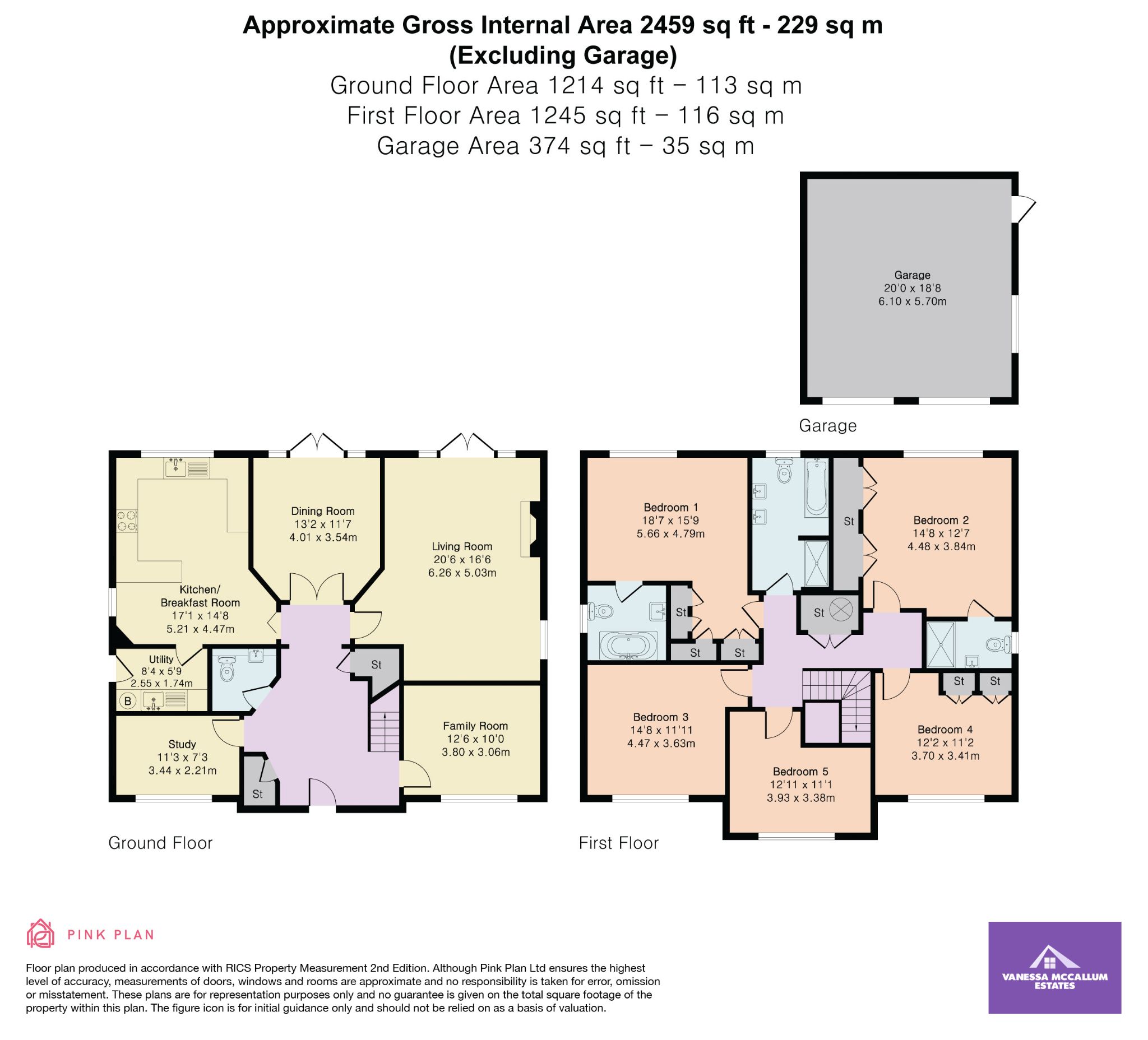 27 Richardson Crescent, West Cheshunt floorplan