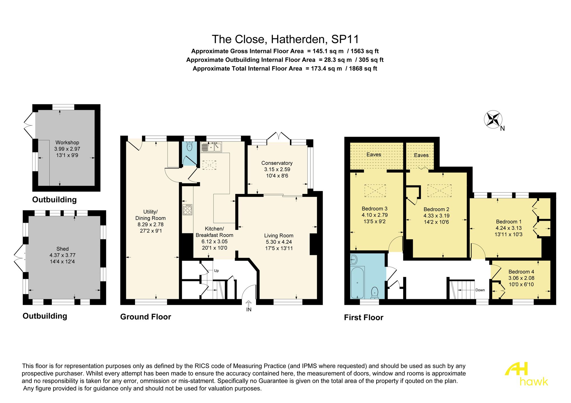 11 The Close, Andover floorplan