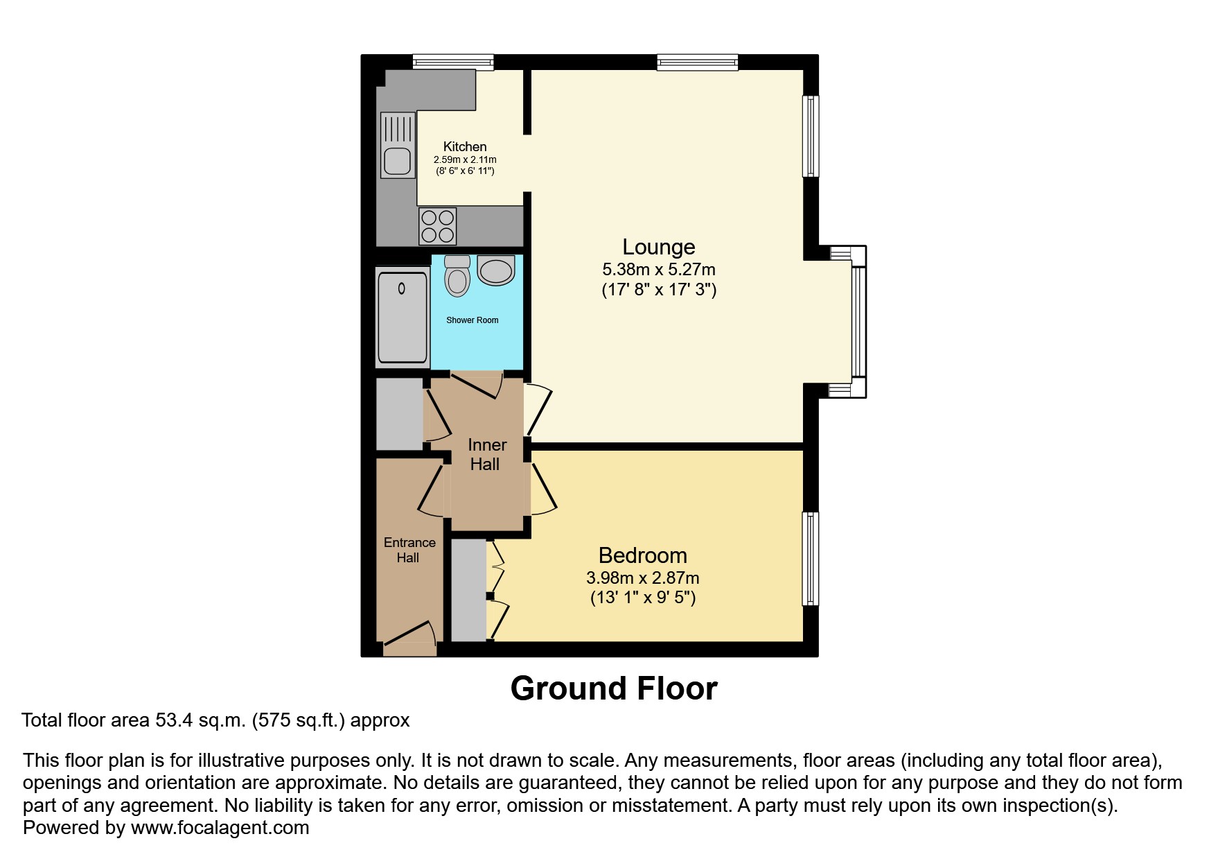 37, Beck Court, Beckenham floorplan