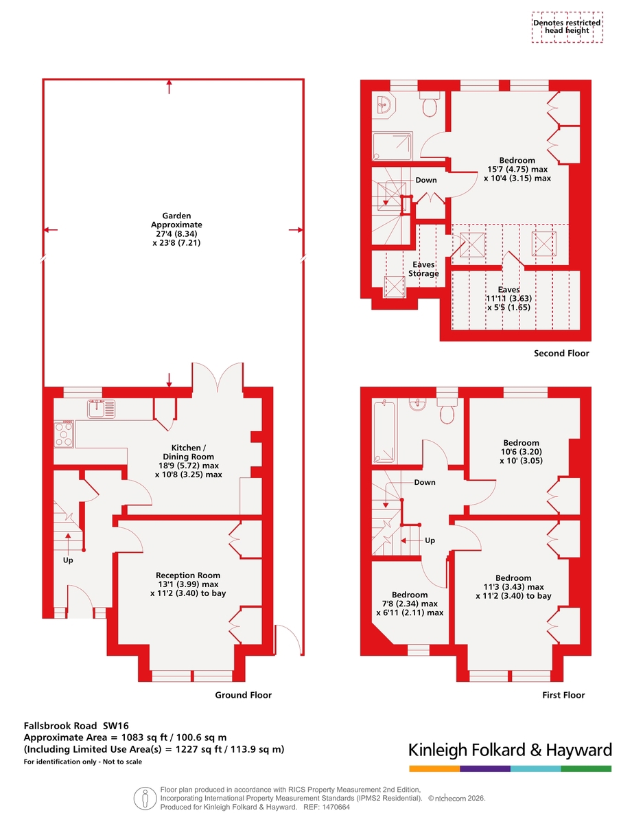 203, Fallsbrook Road, London floorplan