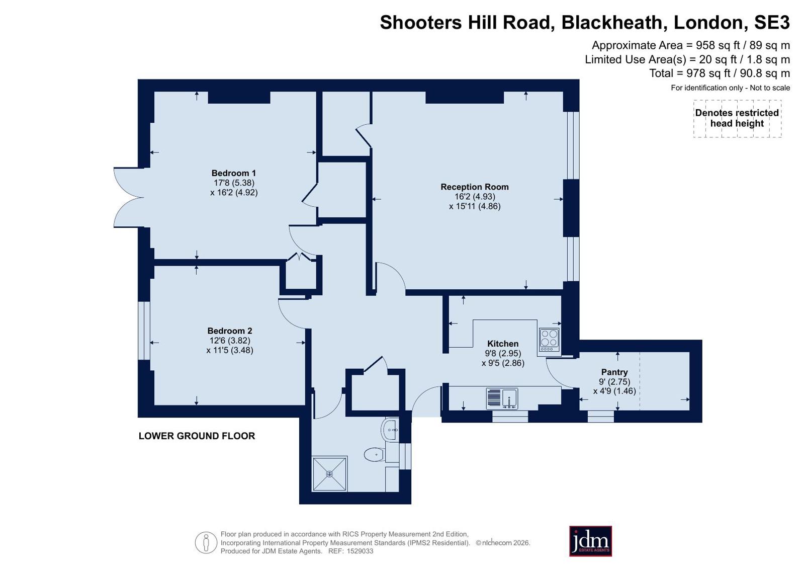 Shooters Hill Road, London floorplan