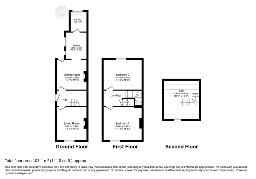 Alexandra Road, Grantham, Lincolnshire floorplan
