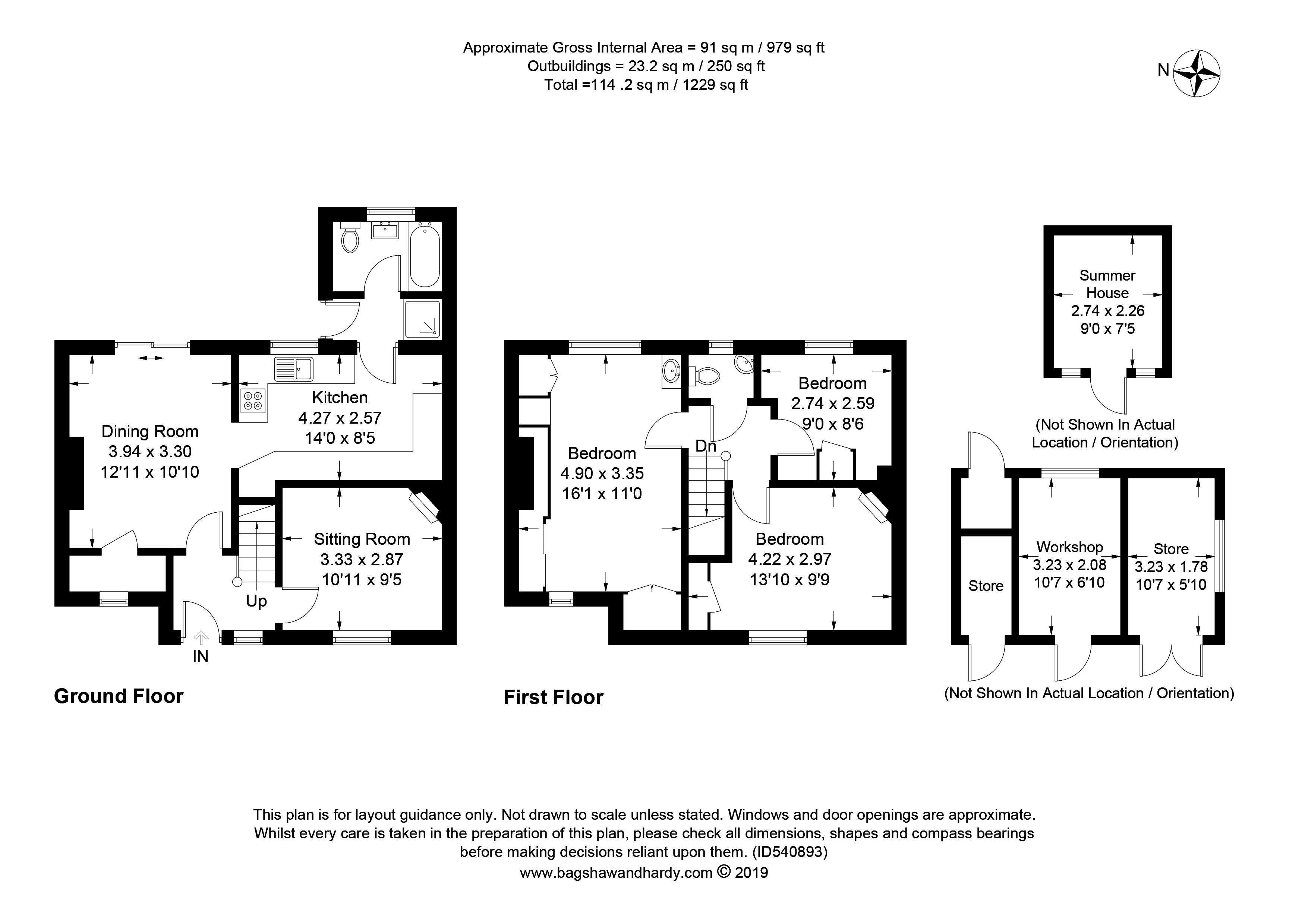 3 Bedrooms Terraced house for sale in Holland Road, Hurst Green, Oxted RH8