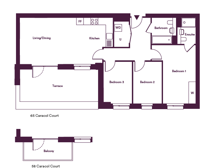 Nestles Avenue, Hayes floorplan