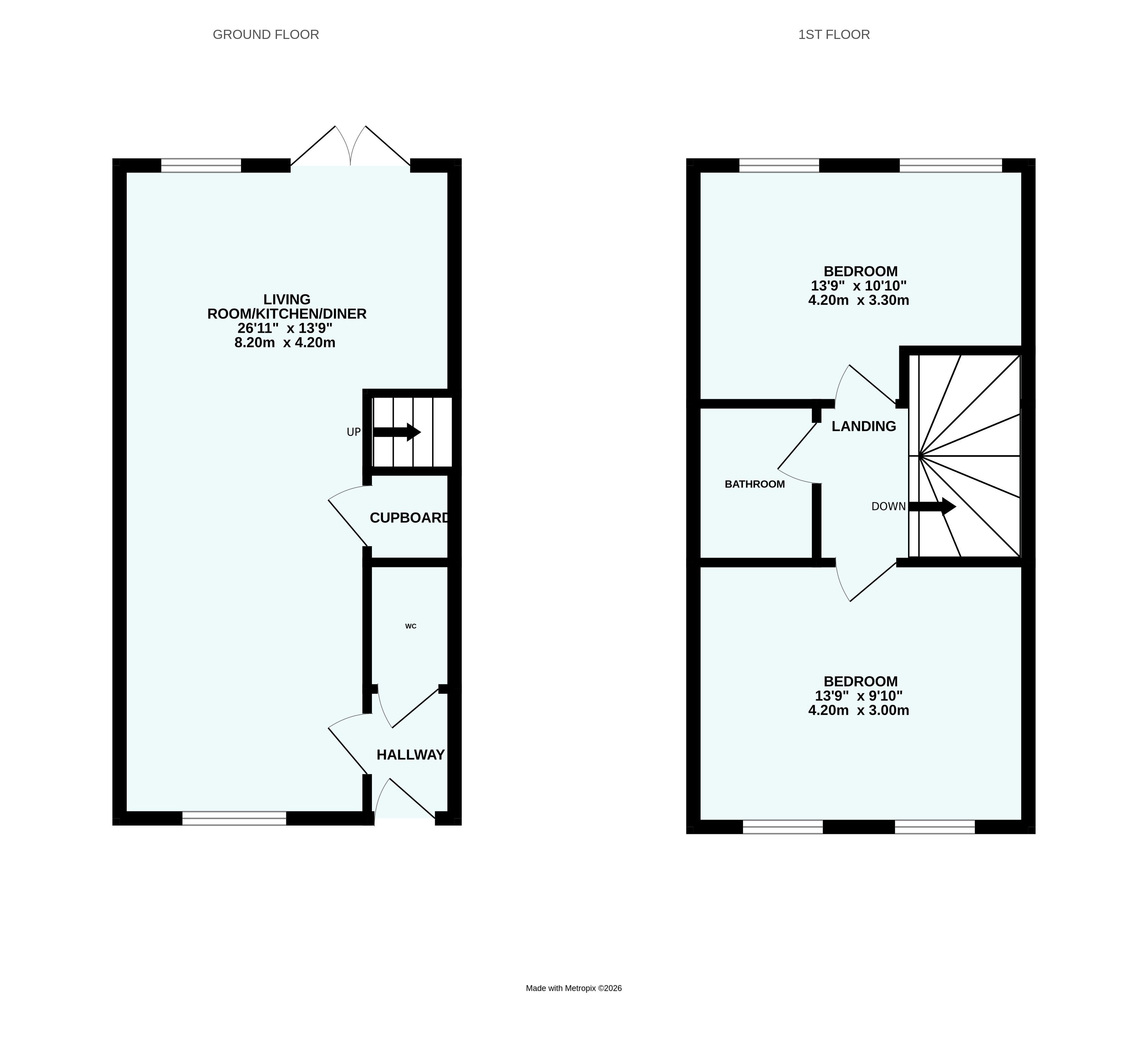 2, Harveys Yard, Cornwall floorplan