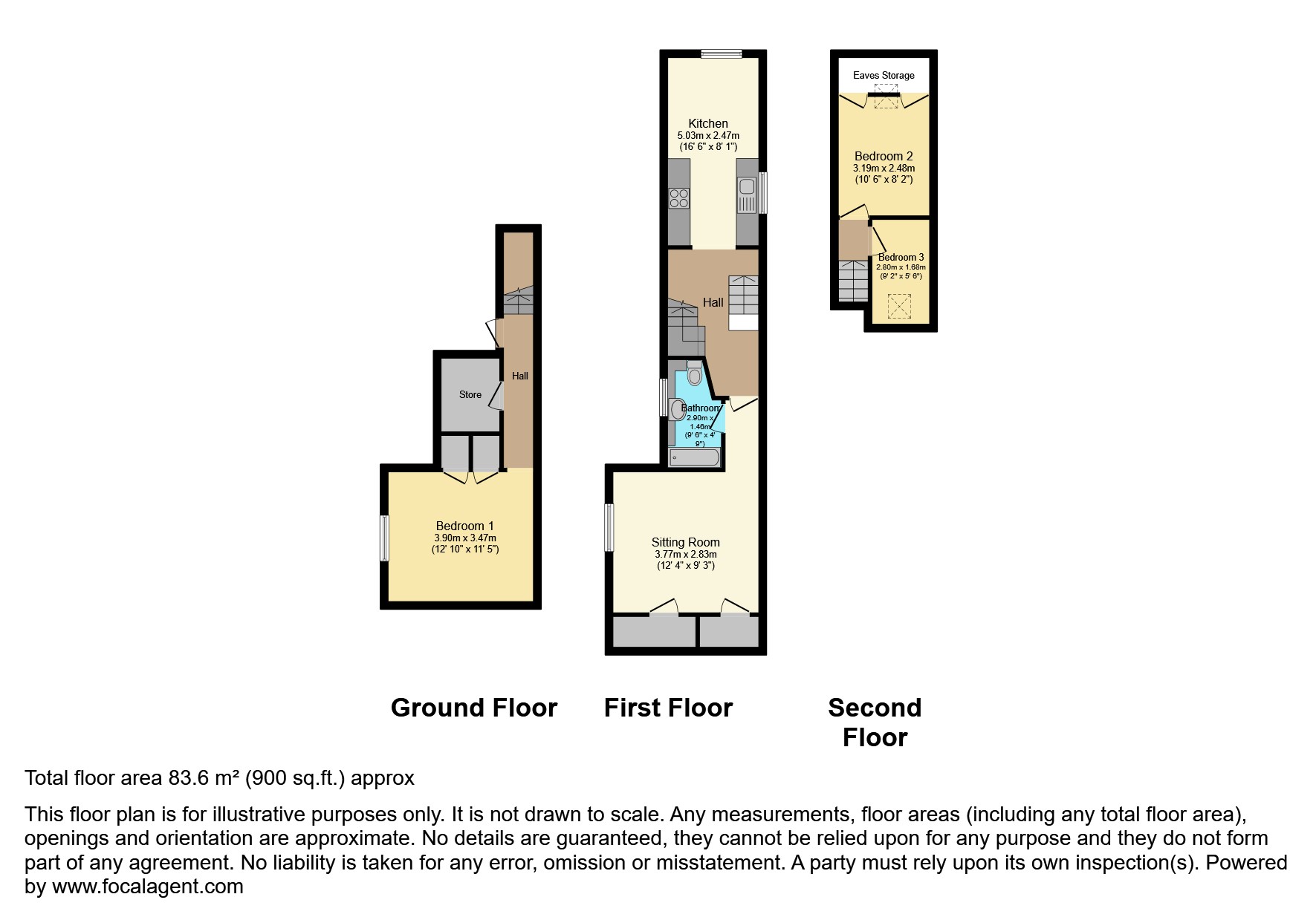 32a, Witney Street, Sheffield floorplan