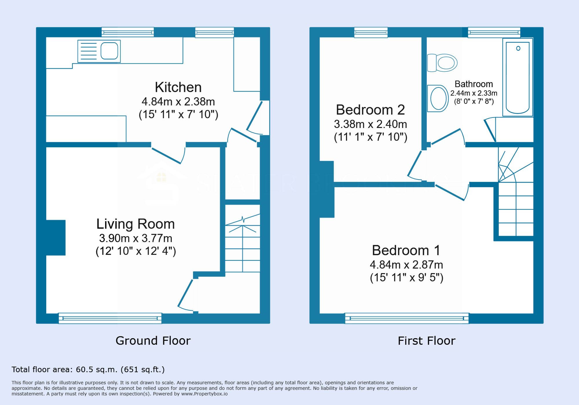 9 Hardman Avenue, Rossendale floorplan