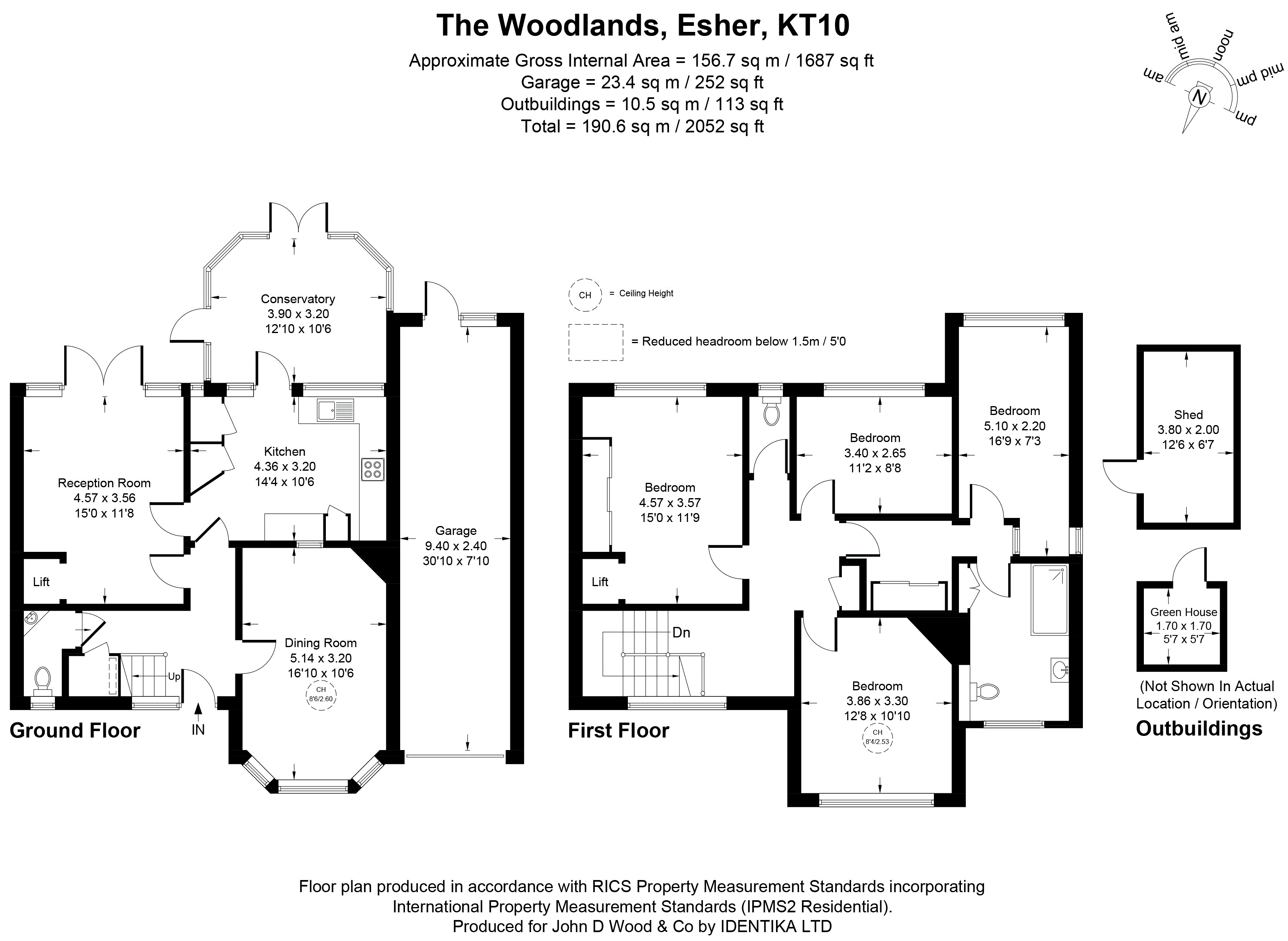 46, The Woodlands, Esher floorplan