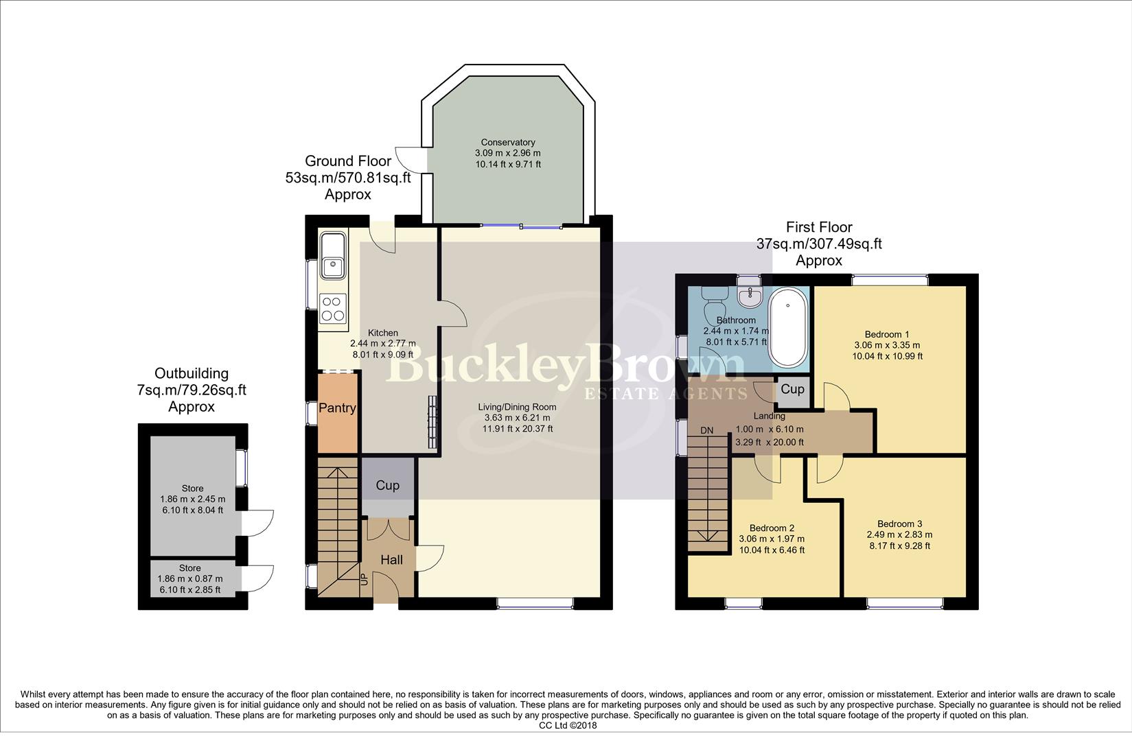 9, Kaye Road, Mansfield floorplan