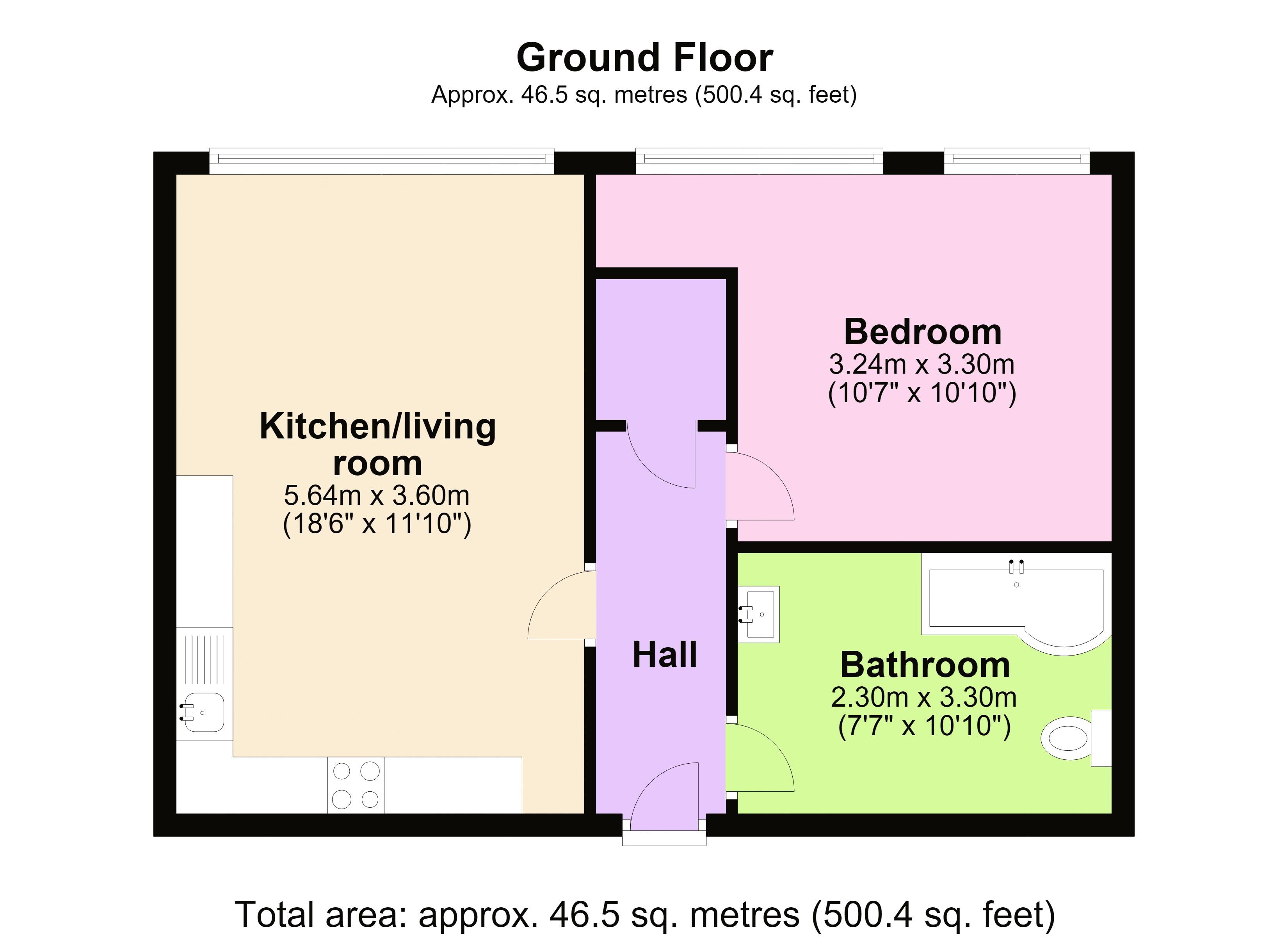 42 Pavilions Court, Windsor Road, Trowbridge floorplan