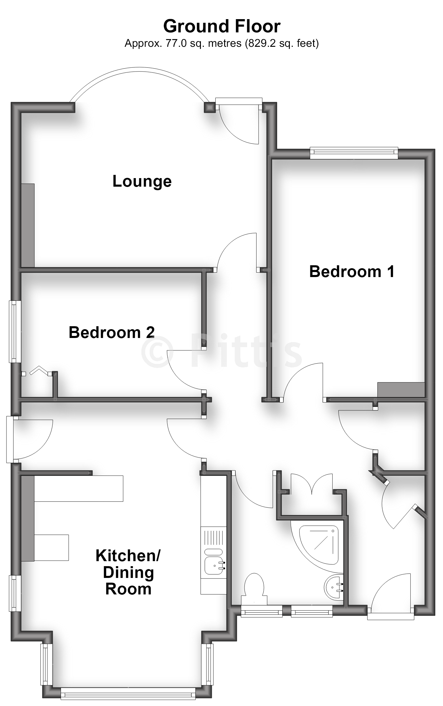 Southdown Mews, Southdown Road, Freshwater floorplan