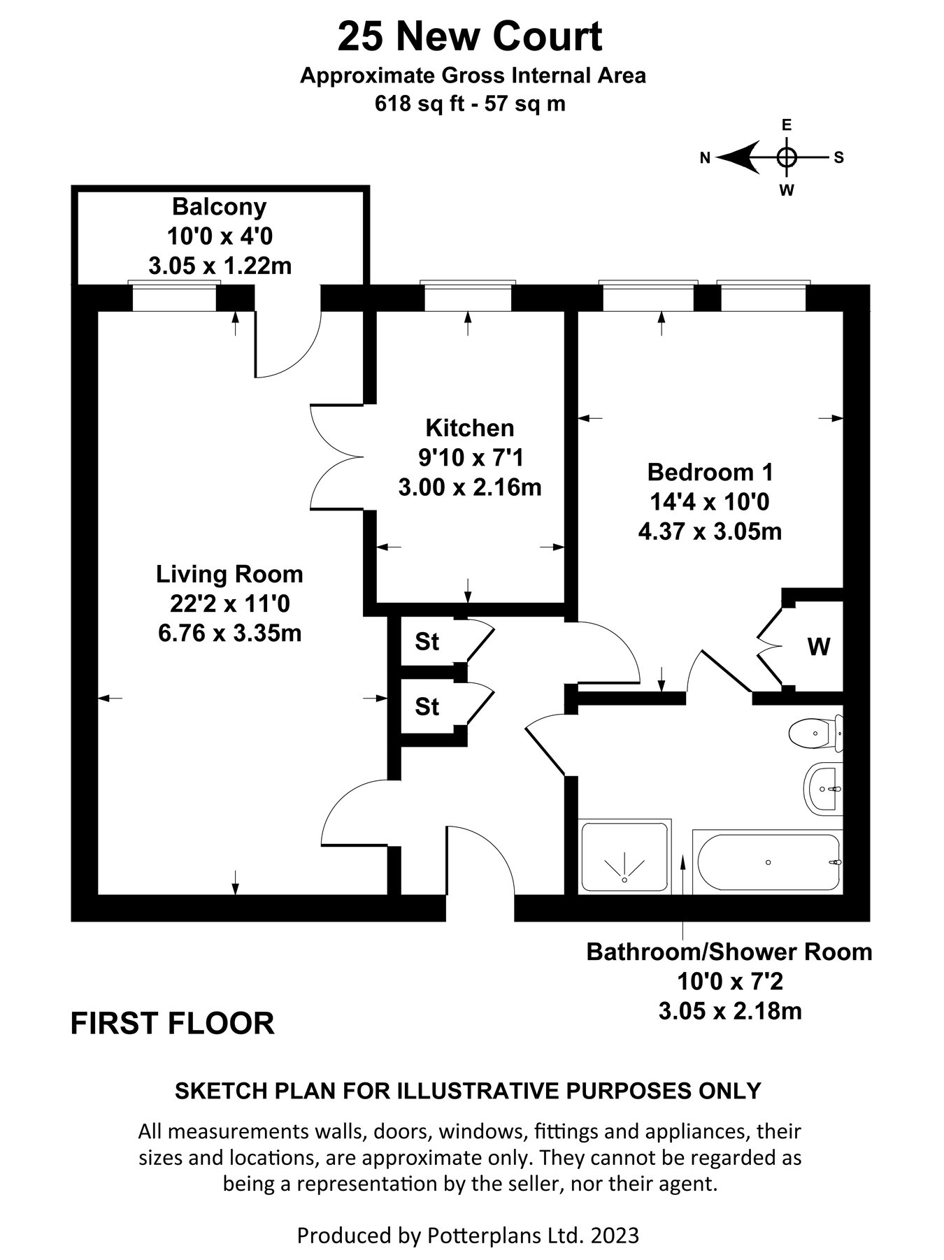New Court, Lansdown Road, Cheltenham floorplan