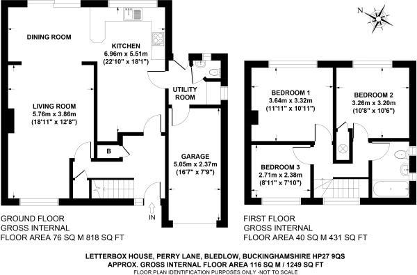 3 Bedrooms Semi-detached house for sale in Perry Lane, Bledlow, Princes Risborough HP27