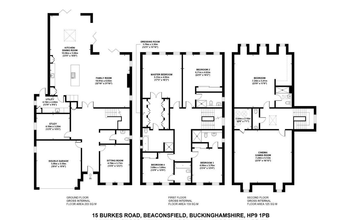 15, Burkes Road, Buckinghamshire floorplan