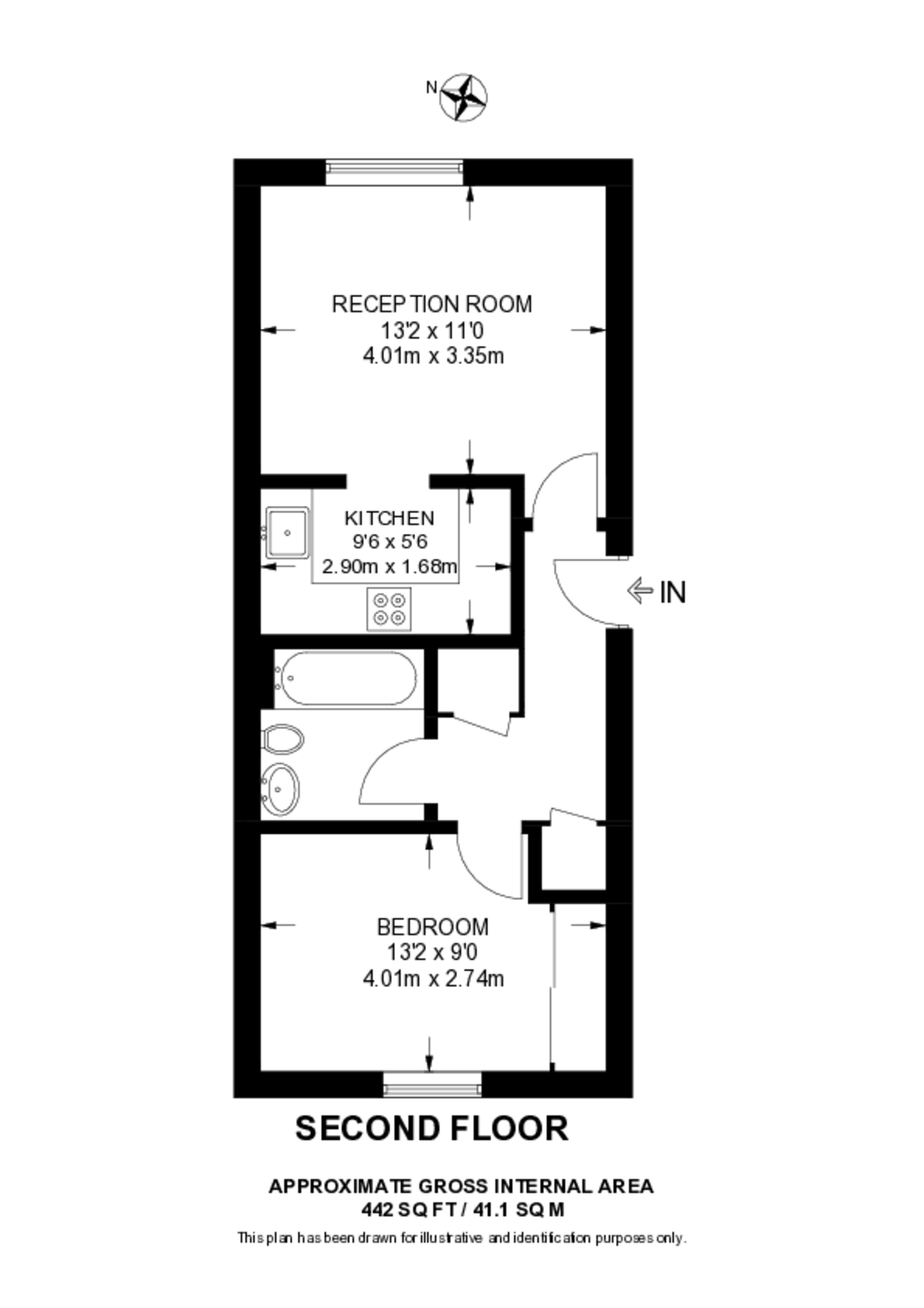Shelley Way, Wimbledon floorplan