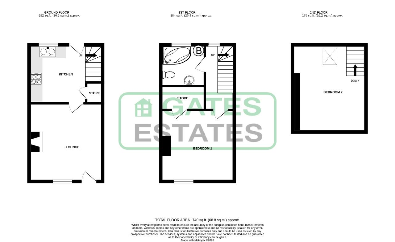 19, Wentworth Street, Barnsley floorplan