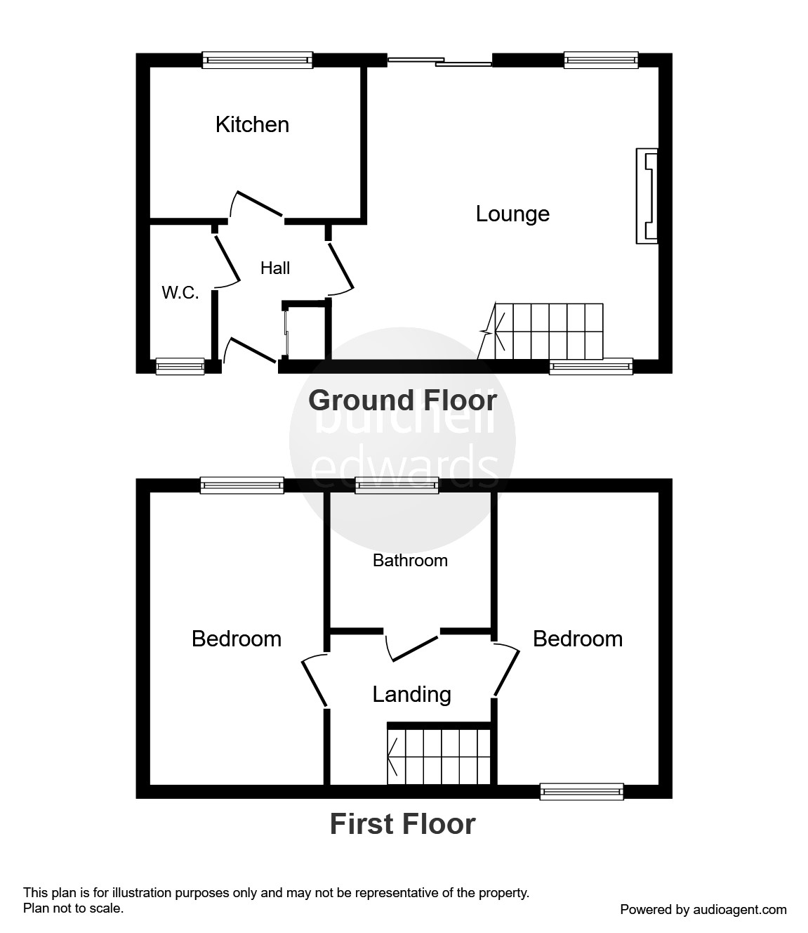 2 Bedrooms Terraced house for sale in Derwent Close, Burton-On-Trent DE14