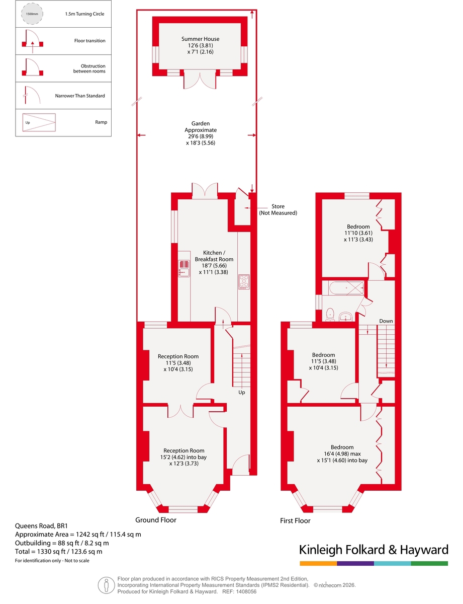 8, Queens Road, Bromley floorplan