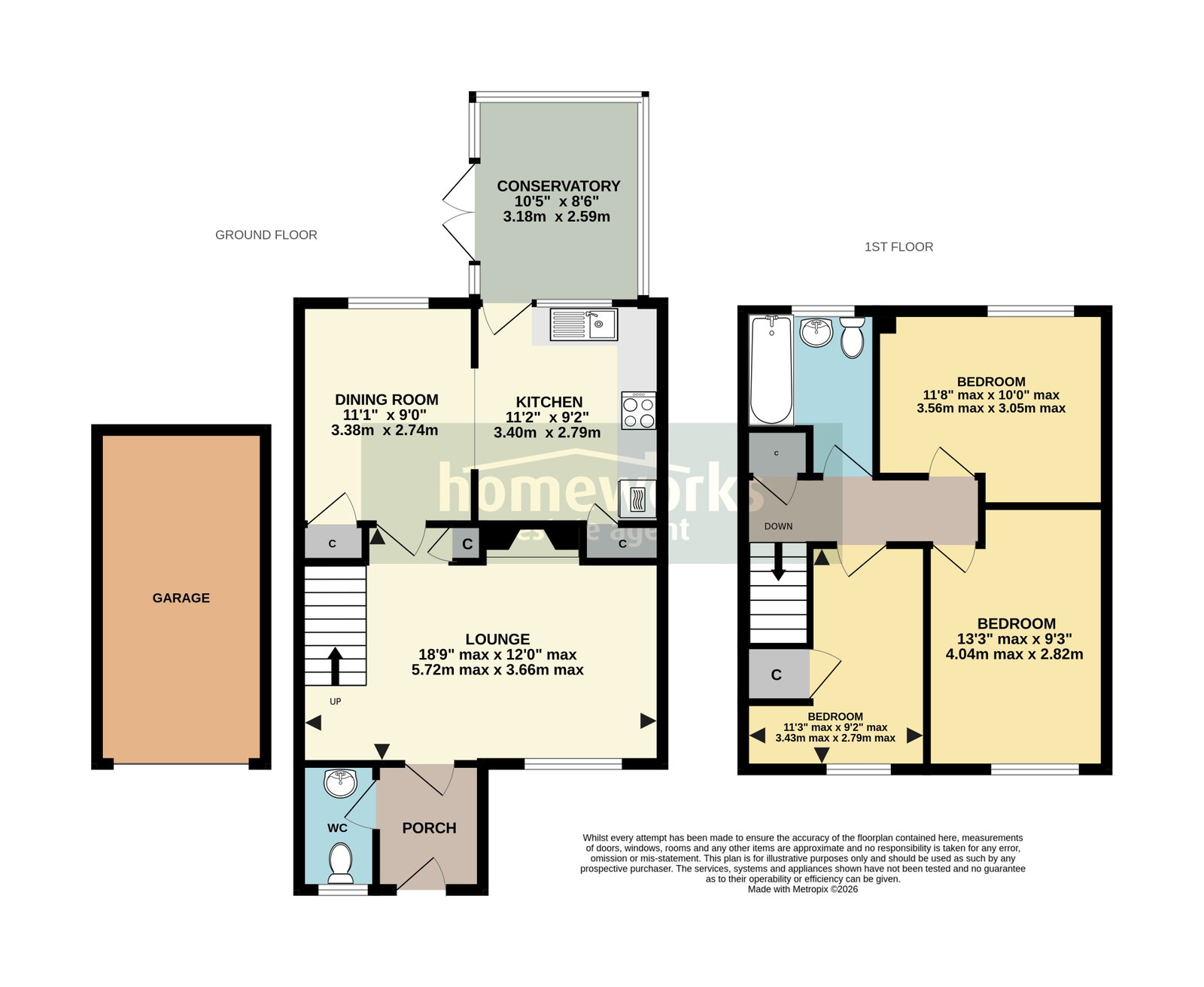 5, Valley View, Dereham floorplan